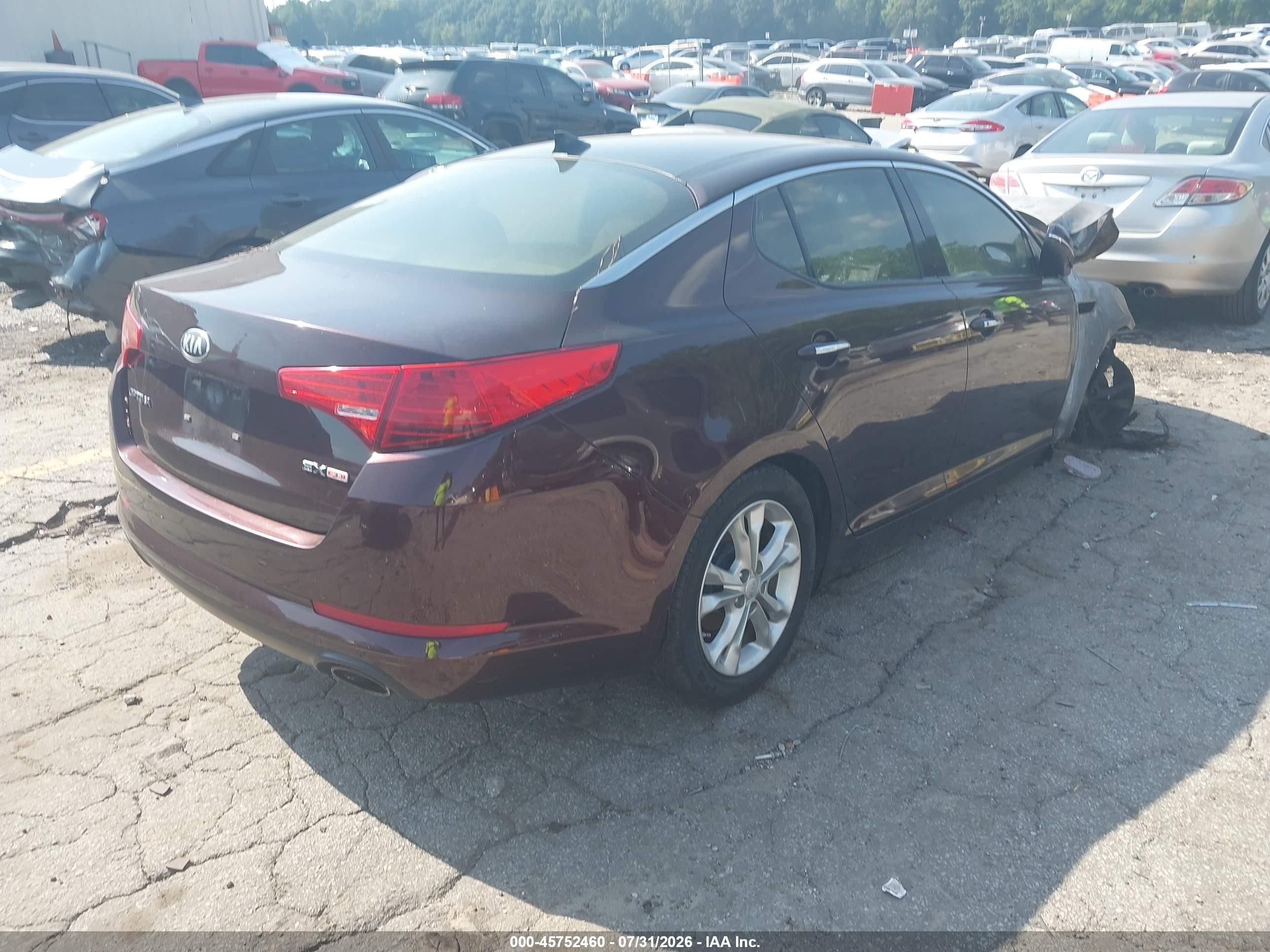 2013 Kia Optima Ex Black vin: 5XXGN4A7XDG201654