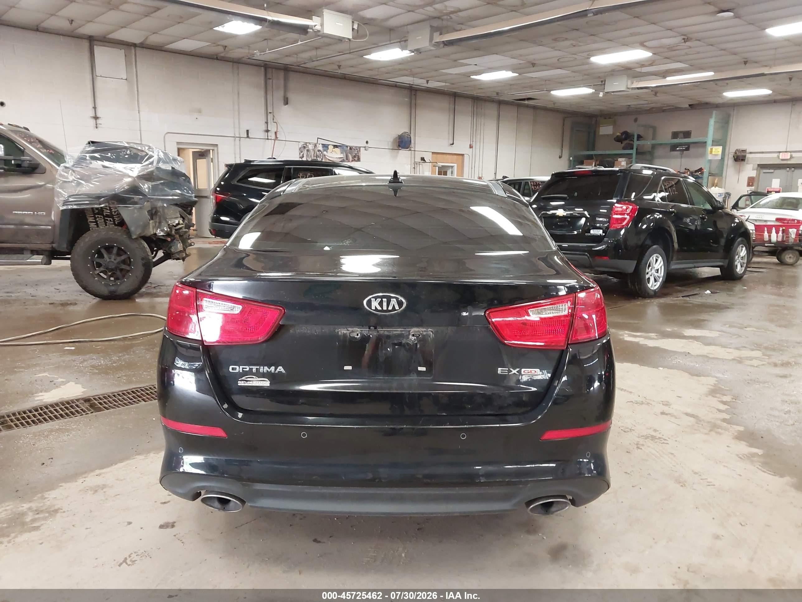 2015 Kia Optima Ex Black vin: 5XXGN4A7XFG499982