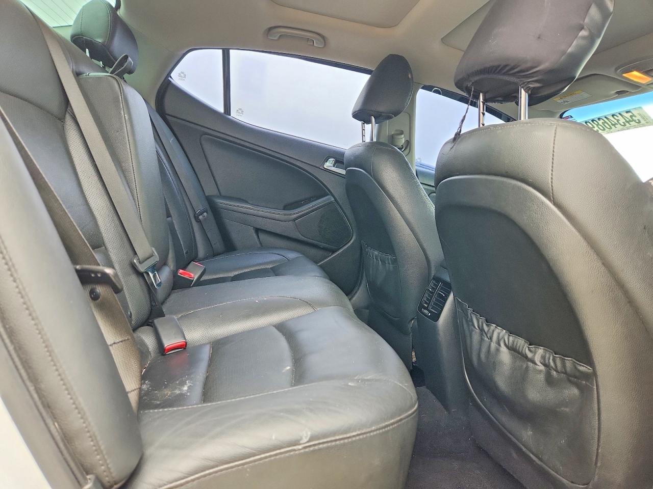 2015 Kia Optima Ex White vin: 5XXGN4A7XFG513654