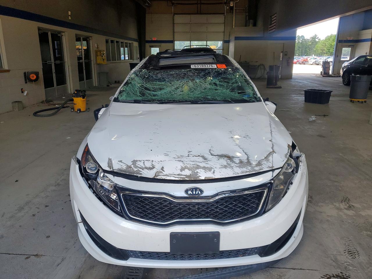2012 Kia Optima Sx White vin: 5XXGR4A60CG007922