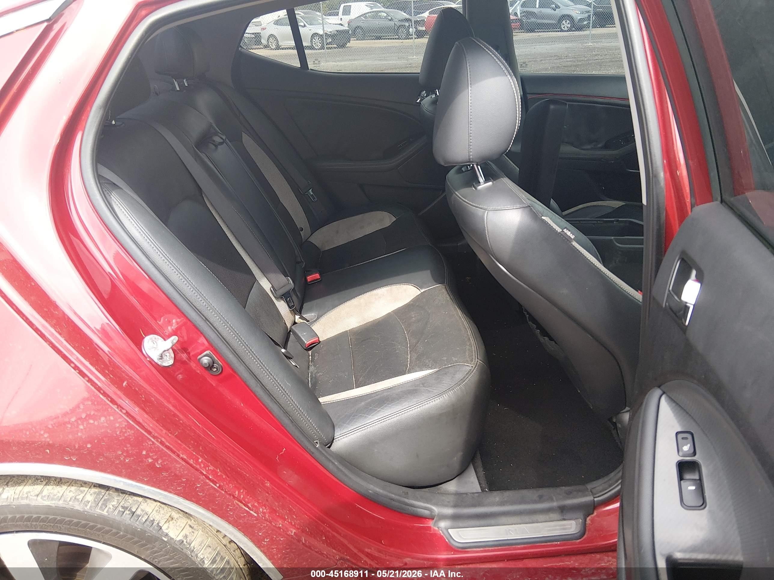 2012 Kia Optima Sx Red vin: 5XXGR4A60CG010352
