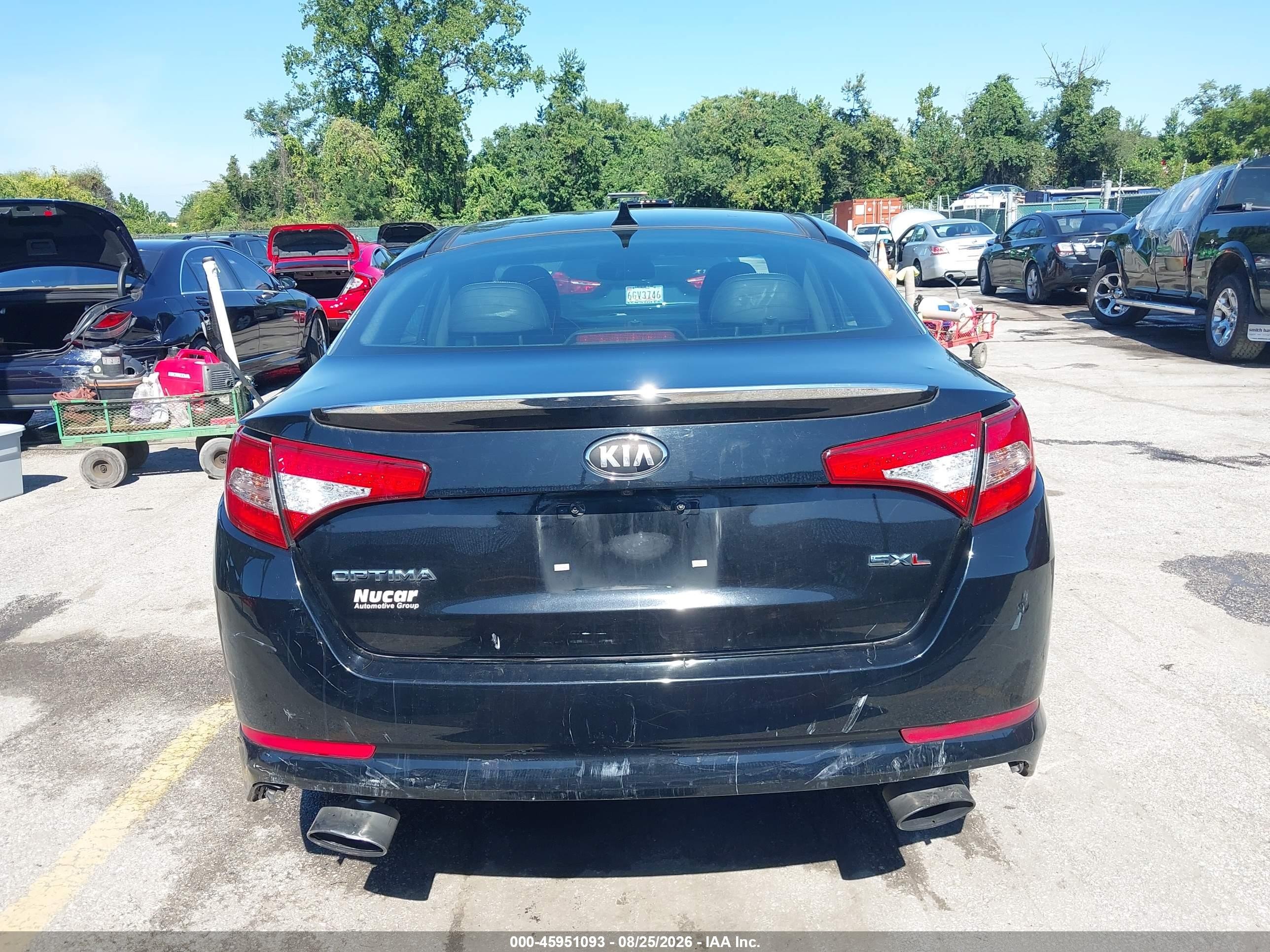 2013 Kia Optima Sx Черный vin: 5XXGR4A60DG164819