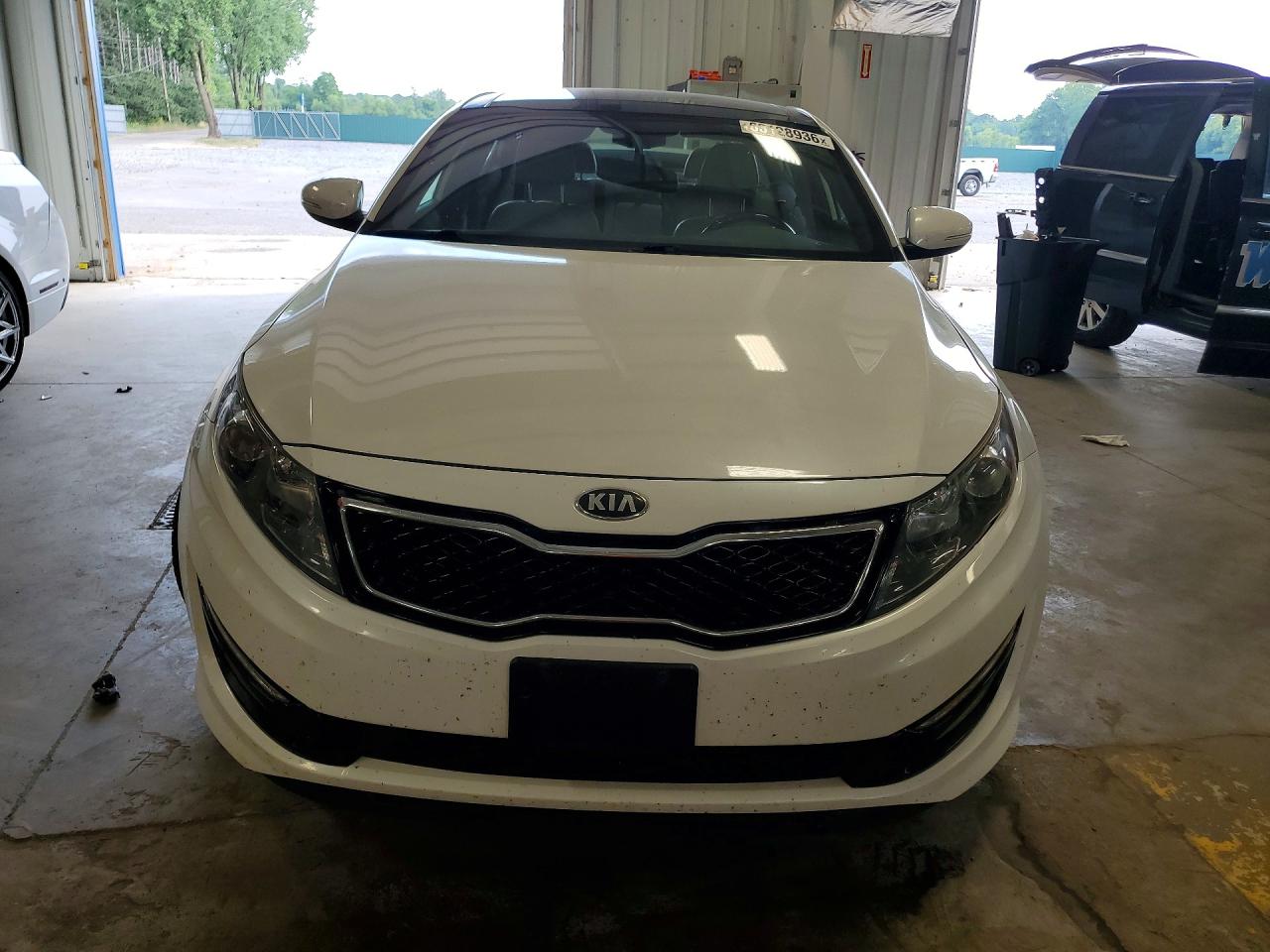 2013 Kia Optima Sx White vin: 5XXGR4A60DG233668