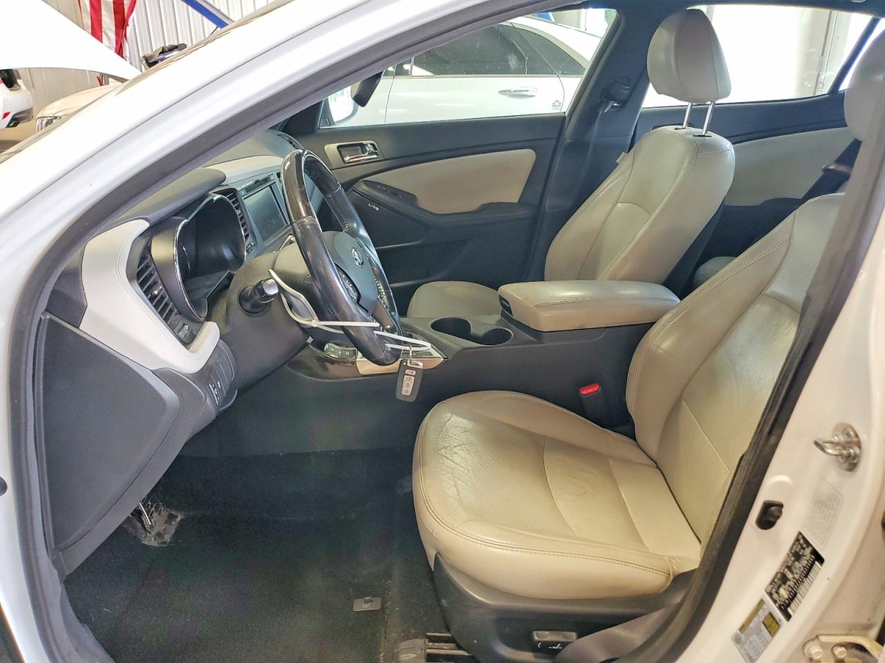2013 Kia Optima Sx White vin: 5XXGR4A60DG233668
