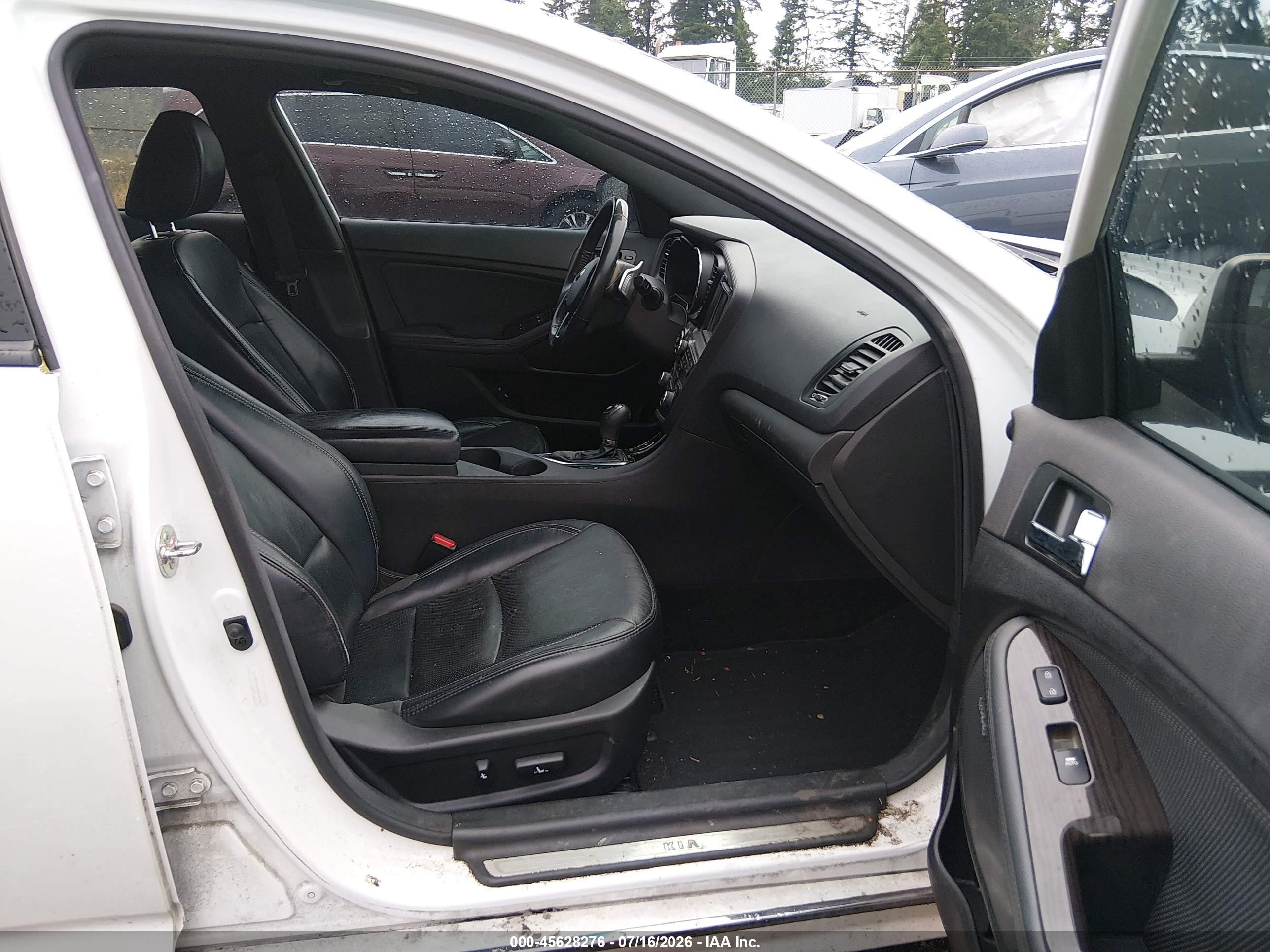 2013 Kia Optima Sx Белый vin: 5XXGR4A60DG234092