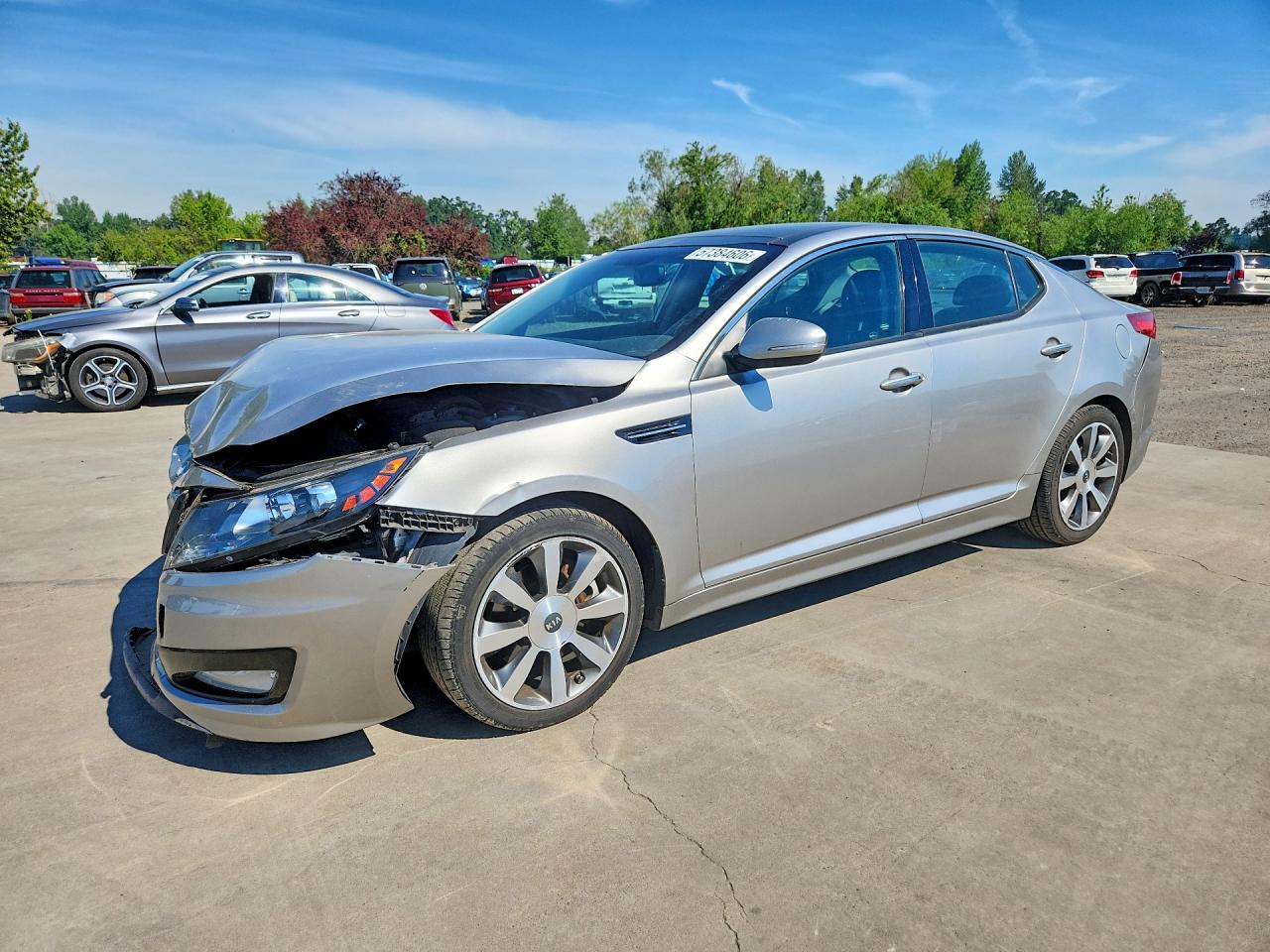 2013 Kia Optima Sx Серебряный vin: 5XXGR4A60DG241558
