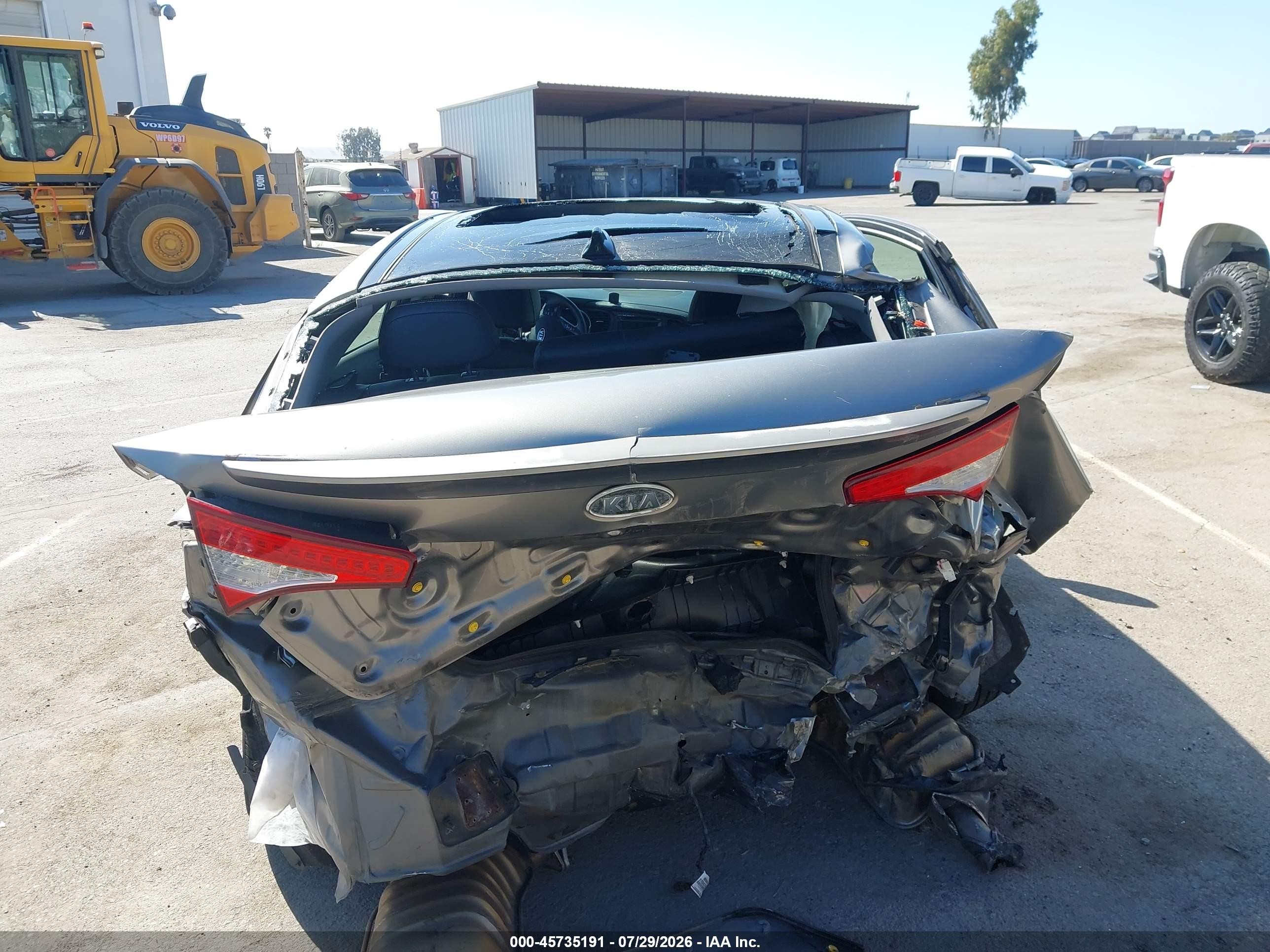 2012 Kia Optima Sx Gray vin: 5XXGR4A61CG057809