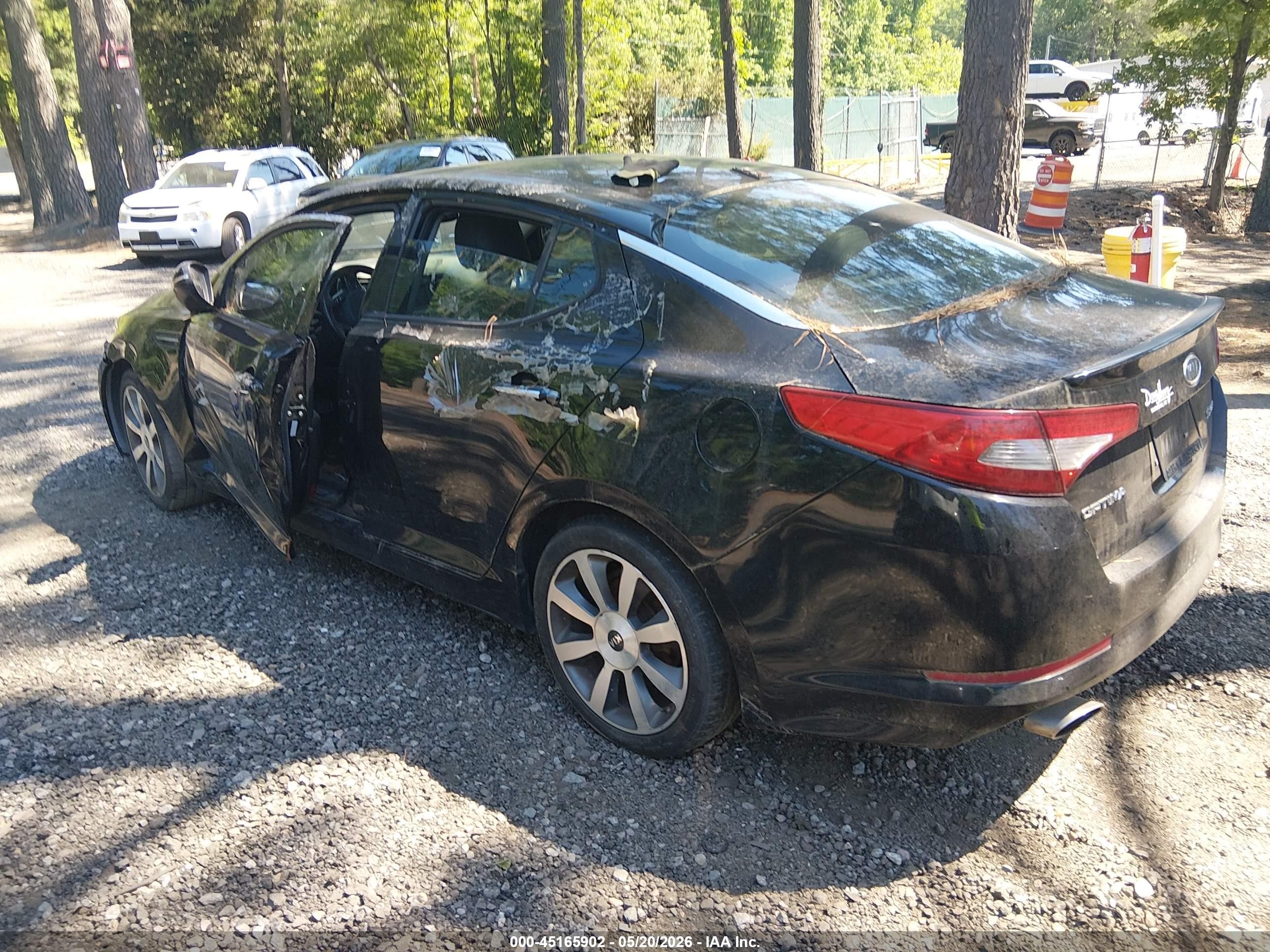 2012 Kia Optima Sx Черный vin: 5XXGR4A61CG079471