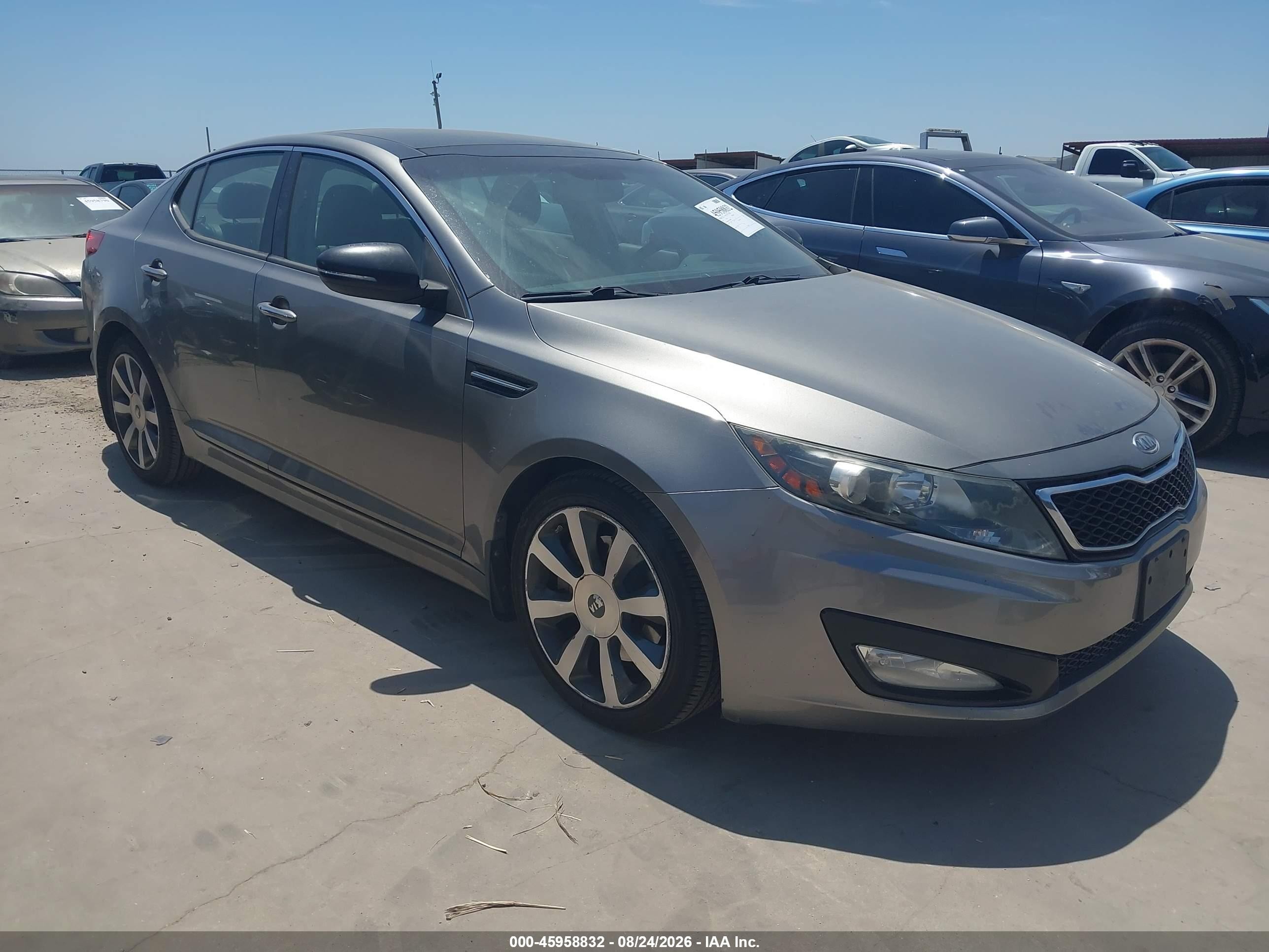 2012 Kia Optima Sx Gray vin: 5XXGR4A61CG079888