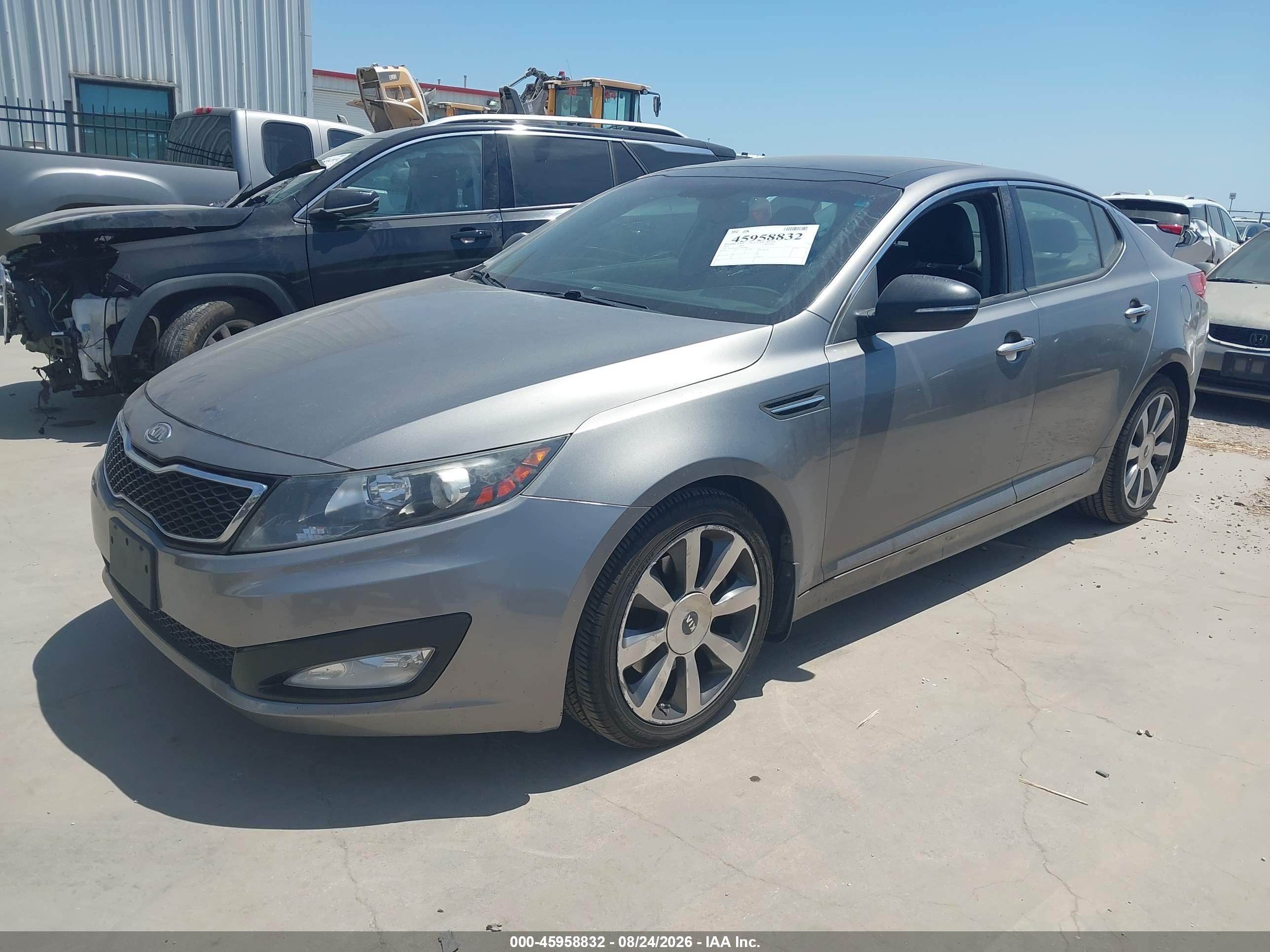2012 Kia Optima Sx Gray vin: 5XXGR4A61CG079888