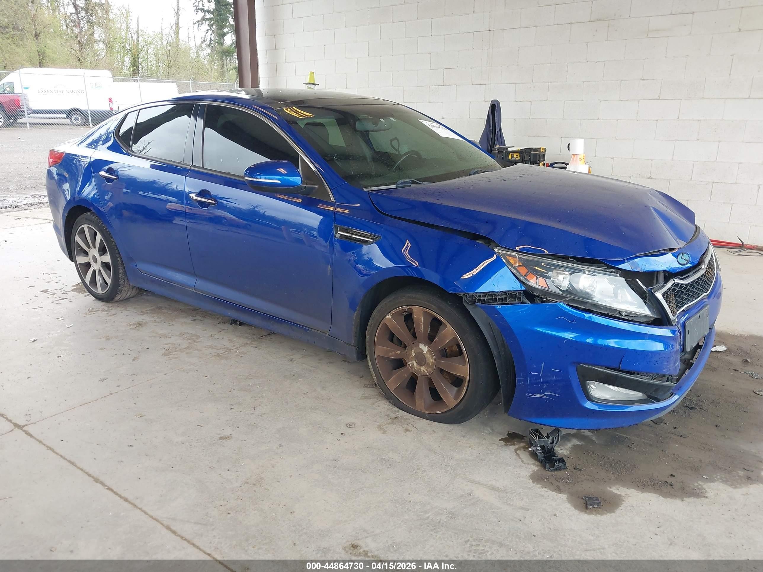 2012 Kia Optima Sx Blue vin: 5XXGR4A61CG080989
