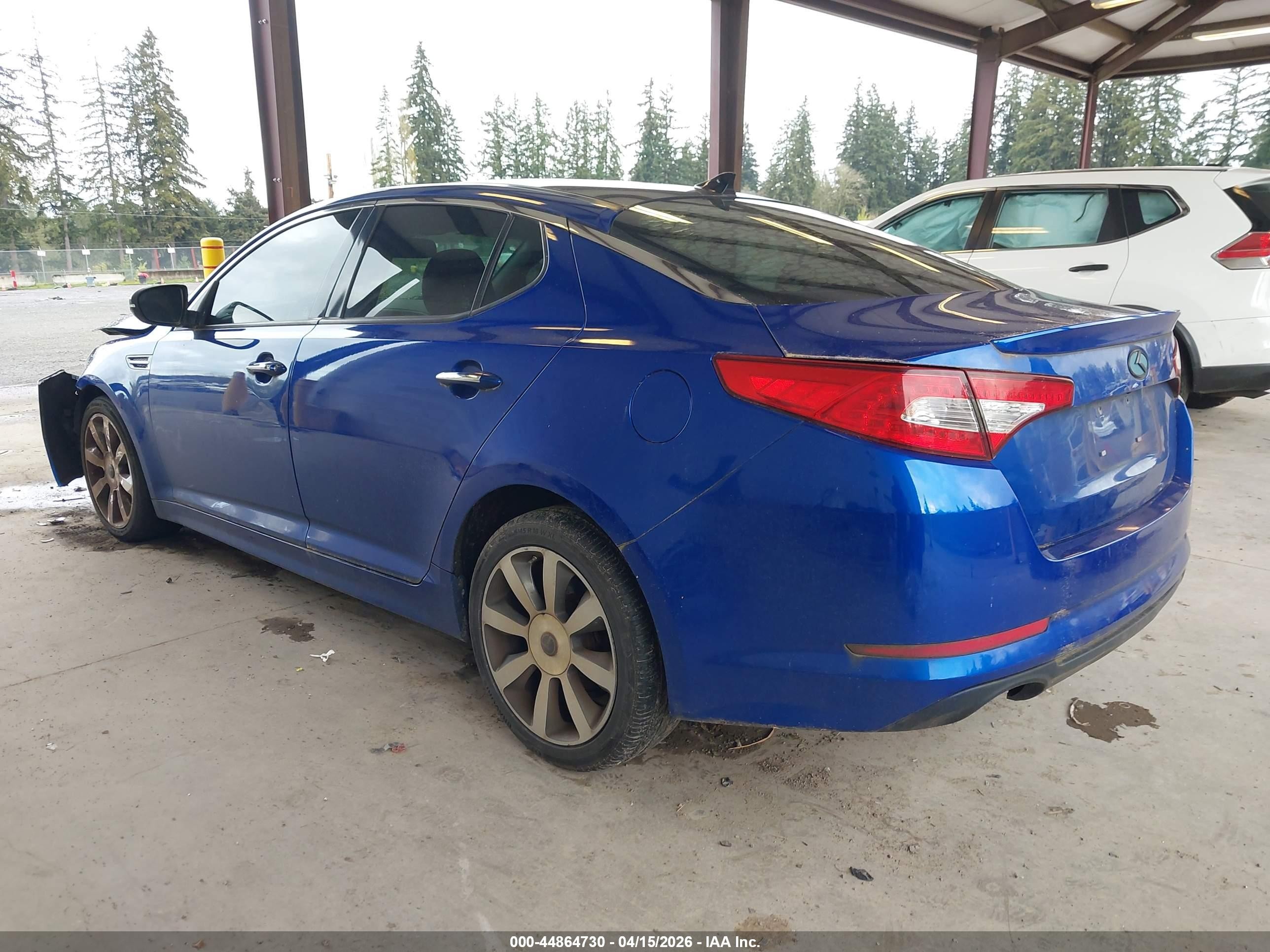 2012 Kia Optima Sx Blue vin: 5XXGR4A61CG080989