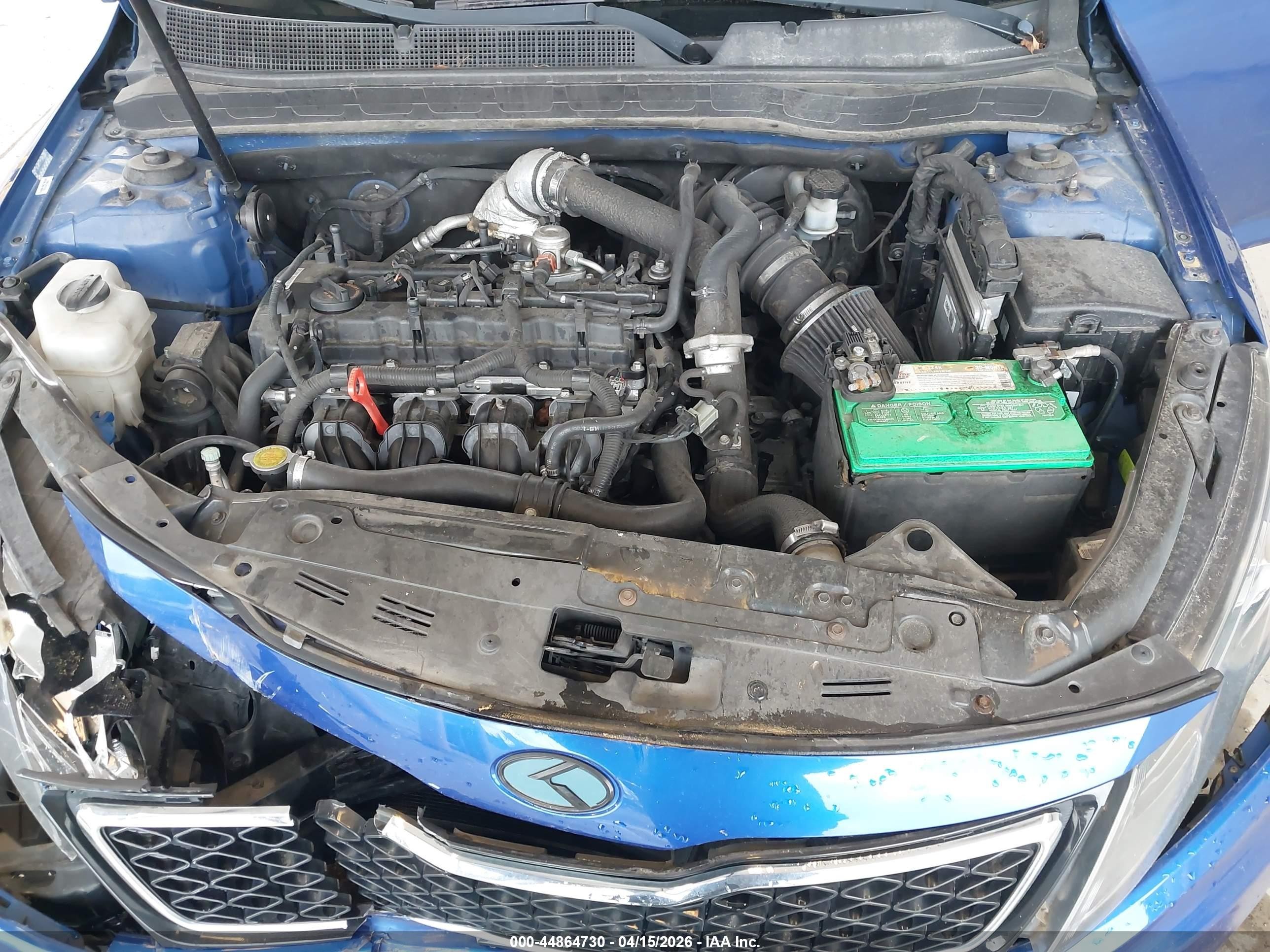 2012 Kia Optima Sx Blue vin: 5XXGR4A61CG080989