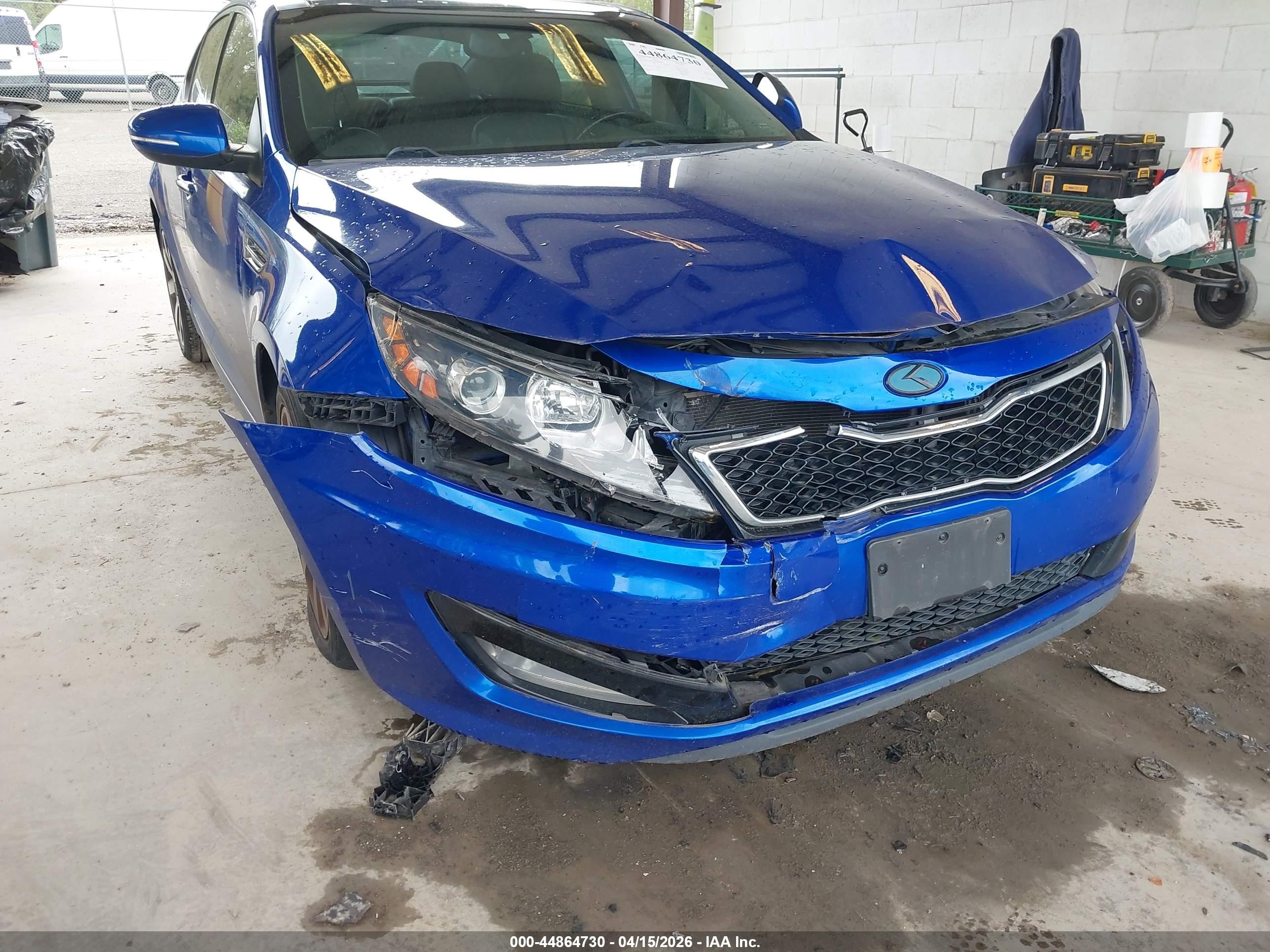 2012 Kia Optima Sx Blue vin: 5XXGR4A61CG080989