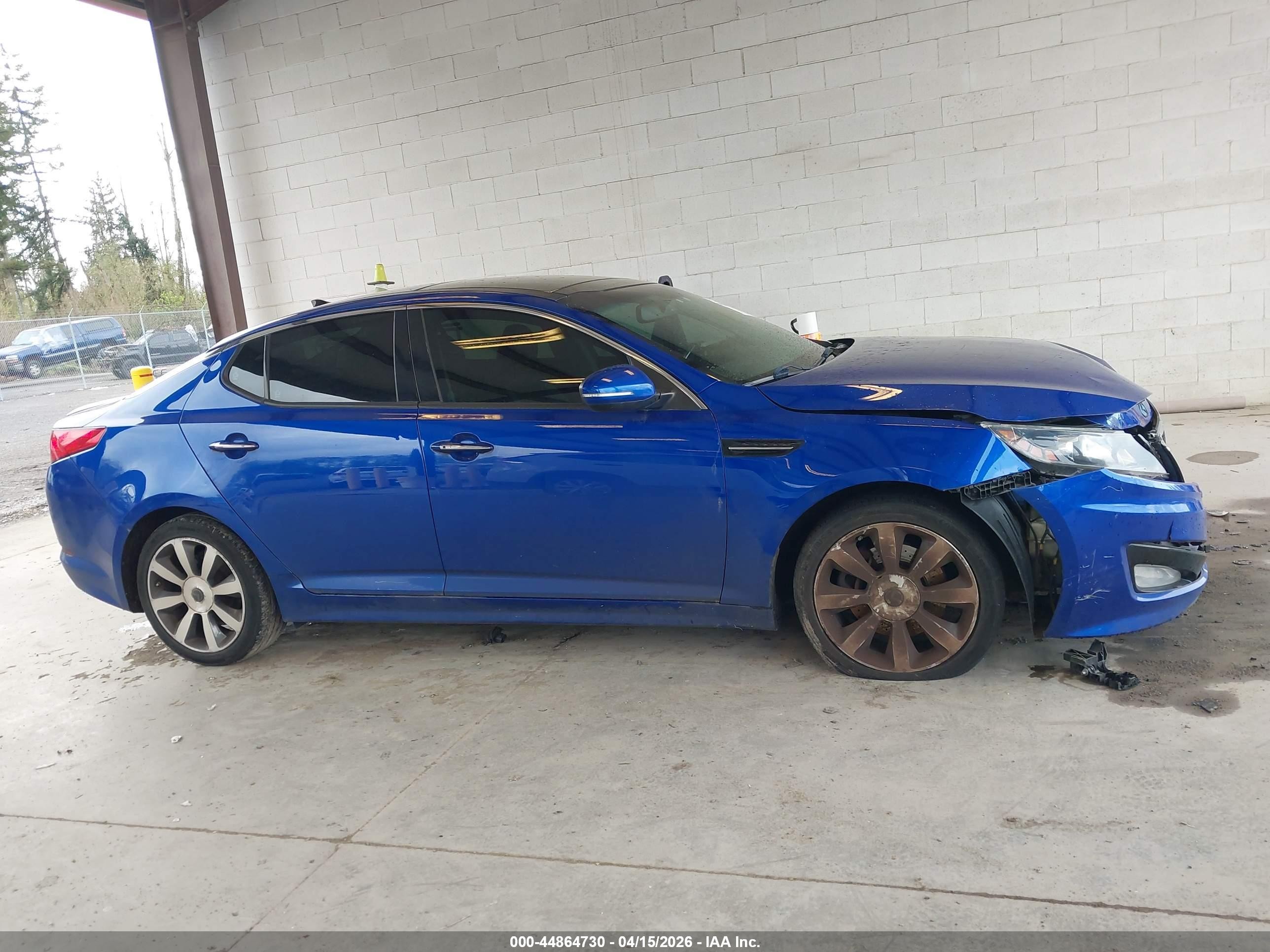 2012 Kia Optima Sx Blue vin: 5XXGR4A61CG080989