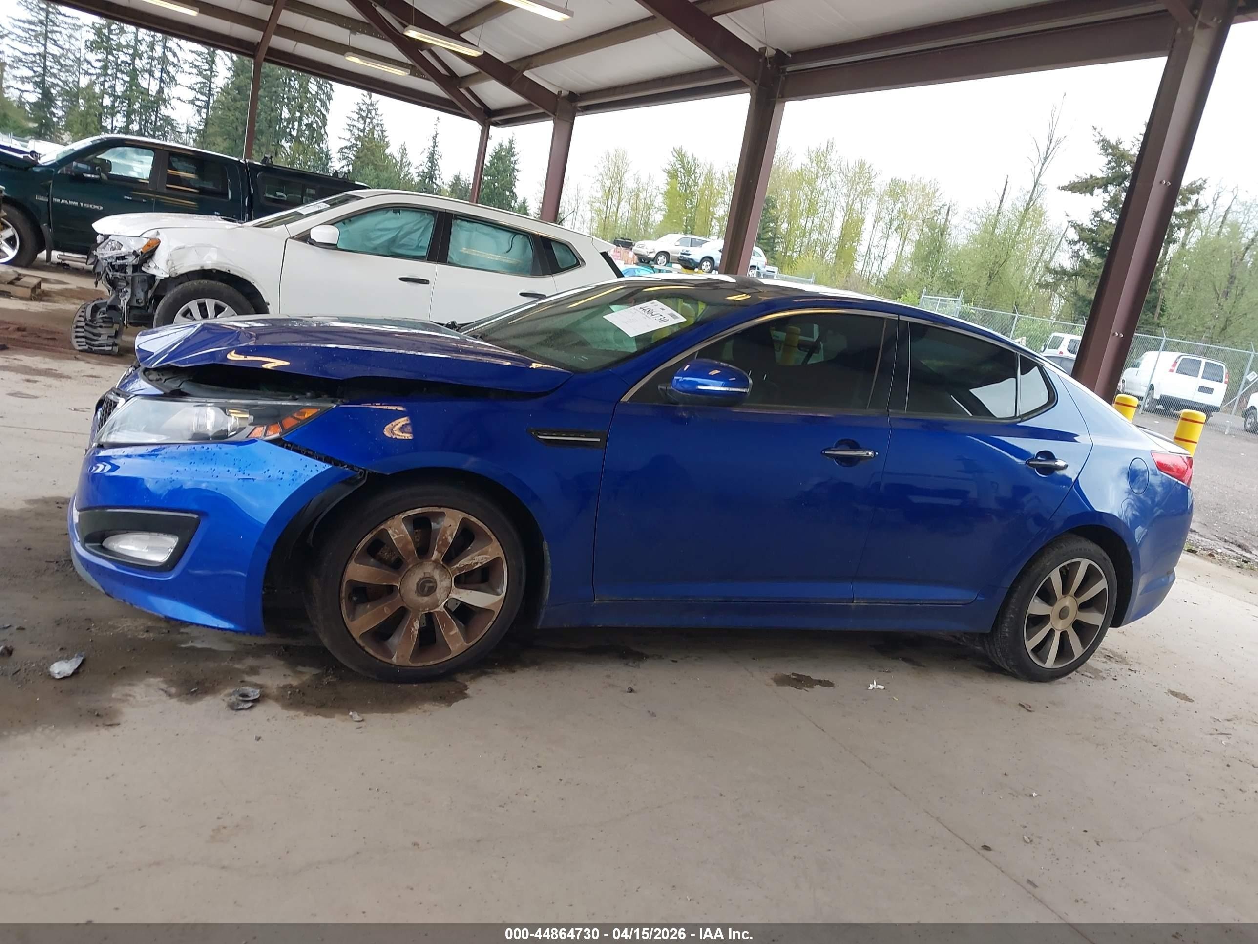 2012 Kia Optima Sx Blue vin: 5XXGR4A61CG080989