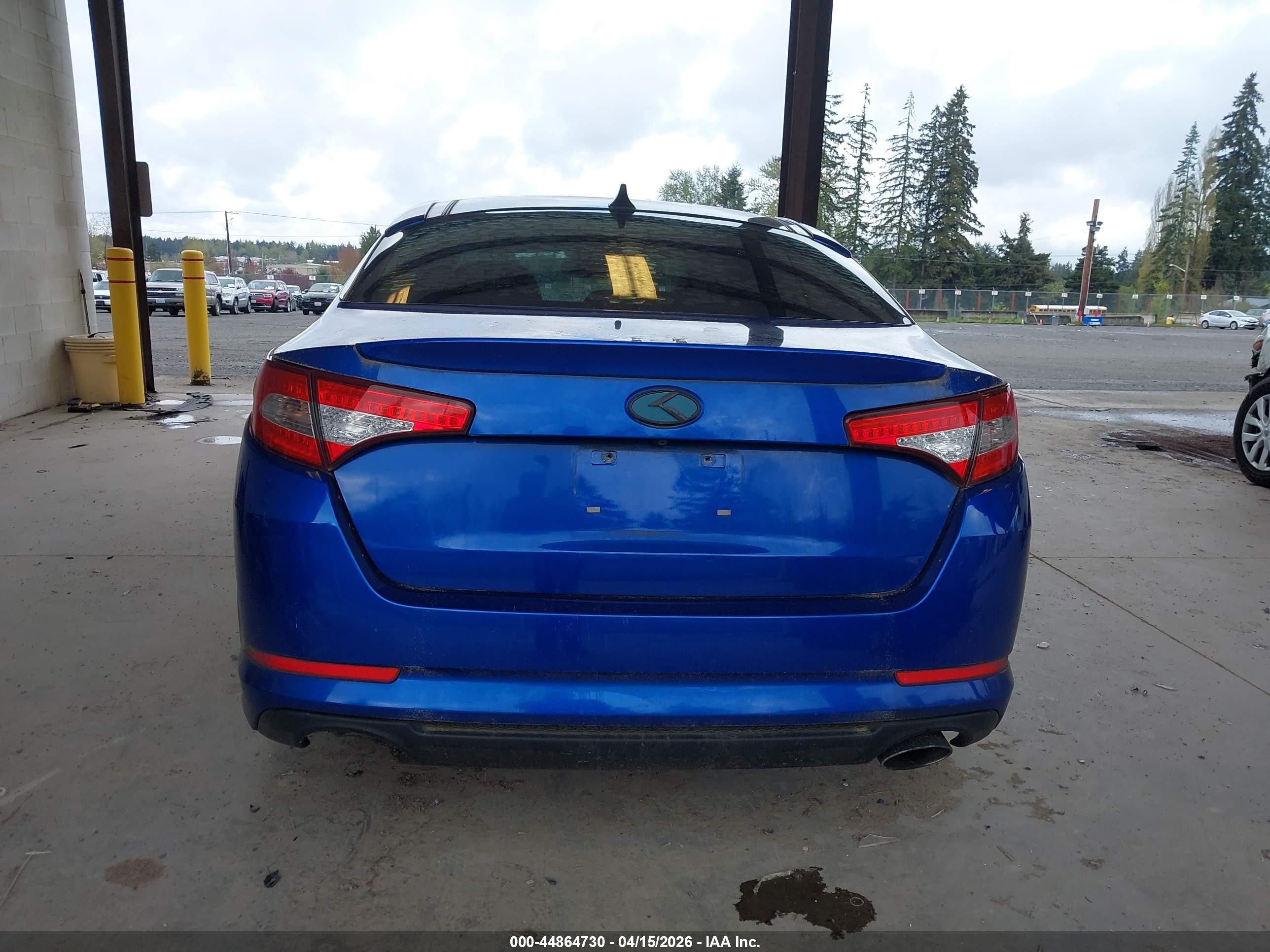 2012 Kia Optima Sx Blue vin: 5XXGR4A61CG080989