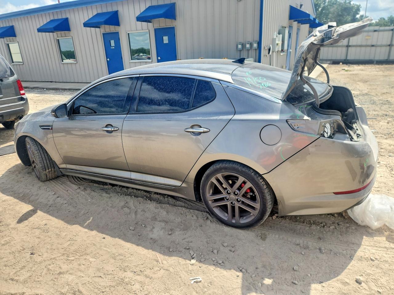 2013 Kia Optima Sx Gray vin: 5XXGR4A61DG213641