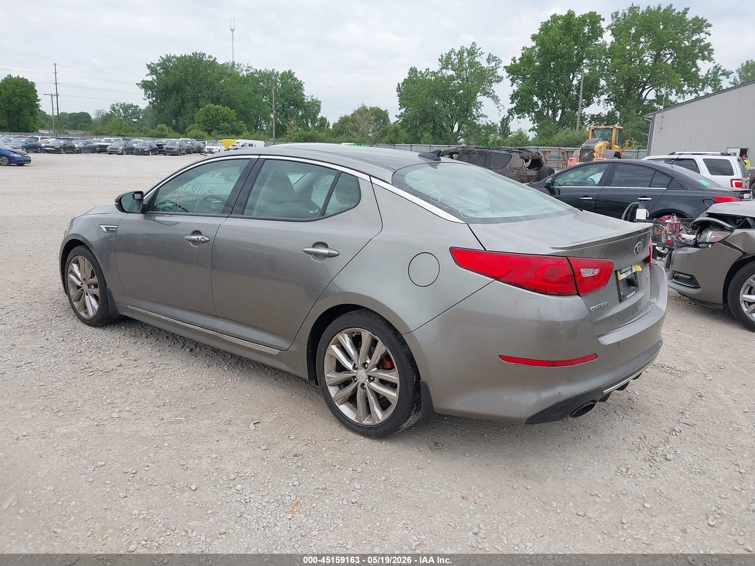 2015 Kia Optima Sxl Turbo Gold vin: 5XXGR4A61FG421876