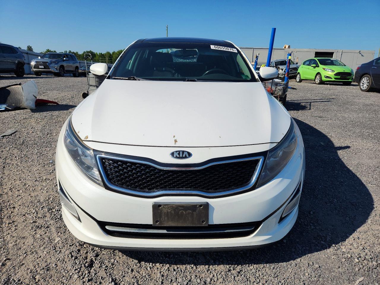 2015 Kia Optima Sx White vin: 5XXGR4A61FG433509