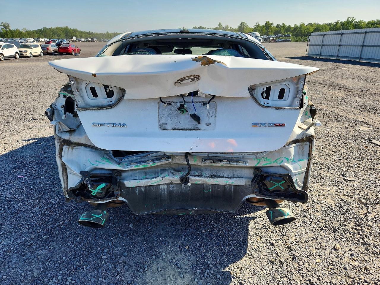2015 Kia Optima Sx White vin: 5XXGR4A61FG433509