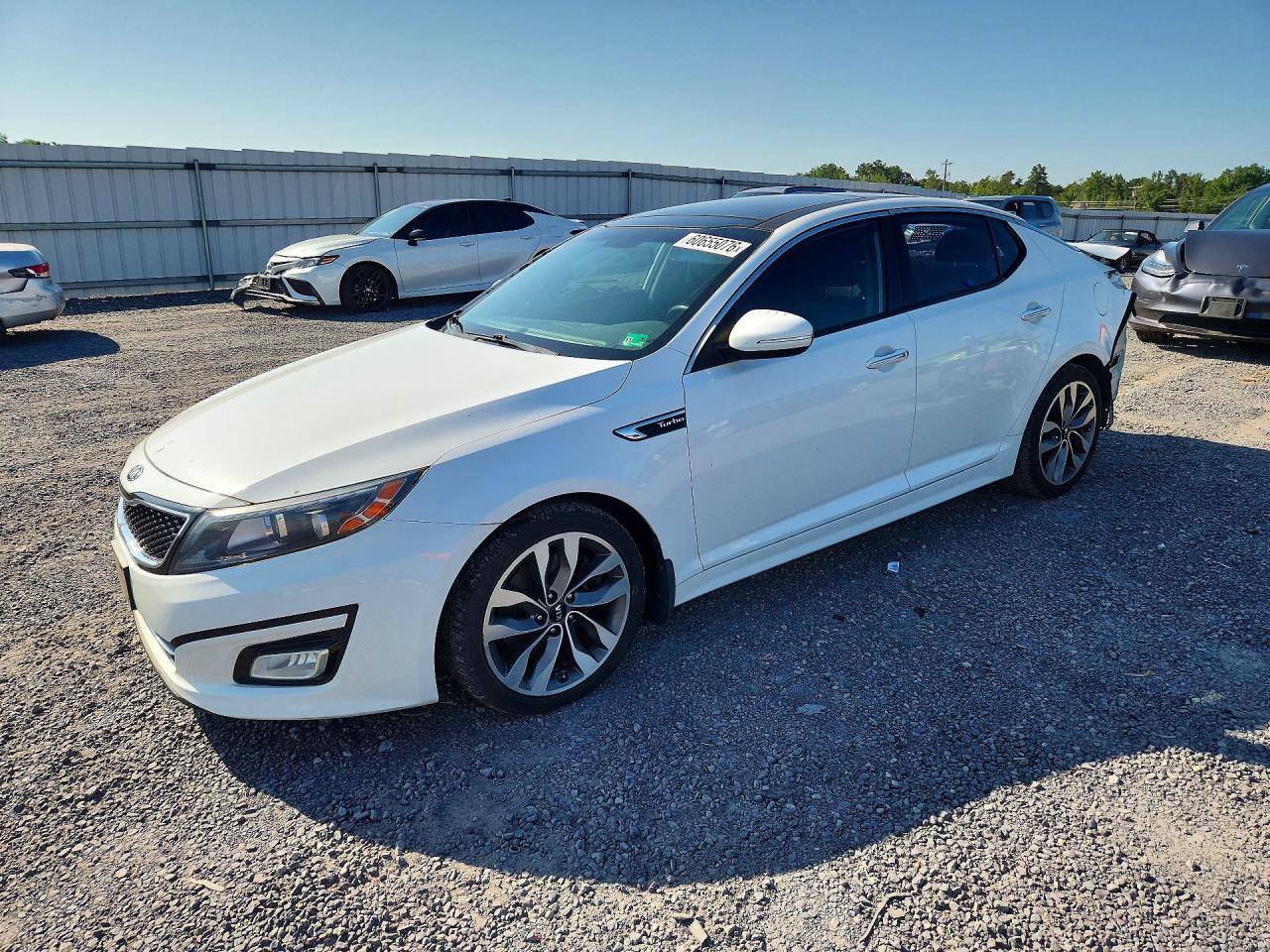 2015 Kia Optima Sx White vin: 5XXGR4A61FG433509