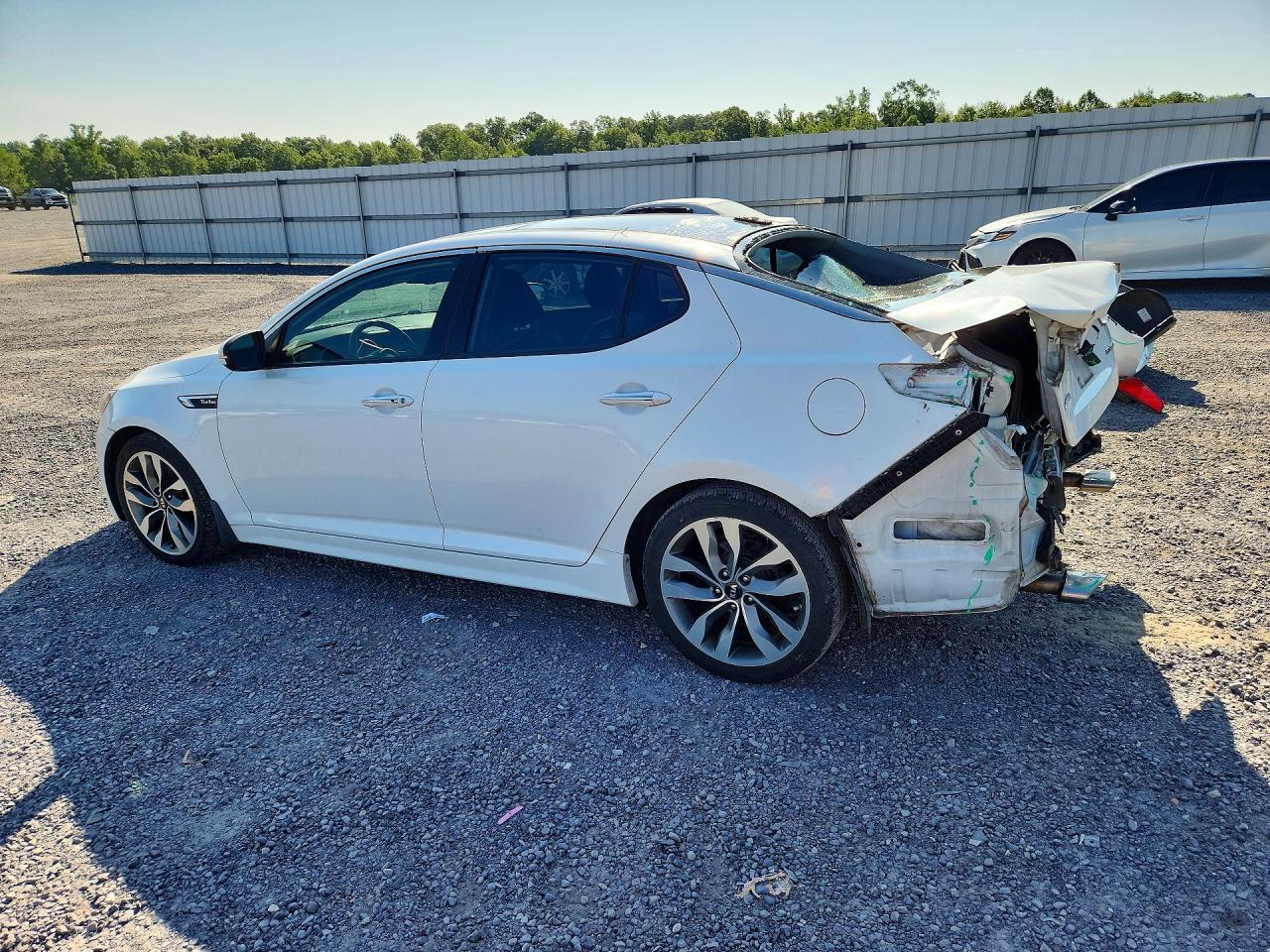 2015 Kia Optima Sx White vin: 5XXGR4A61FG433509