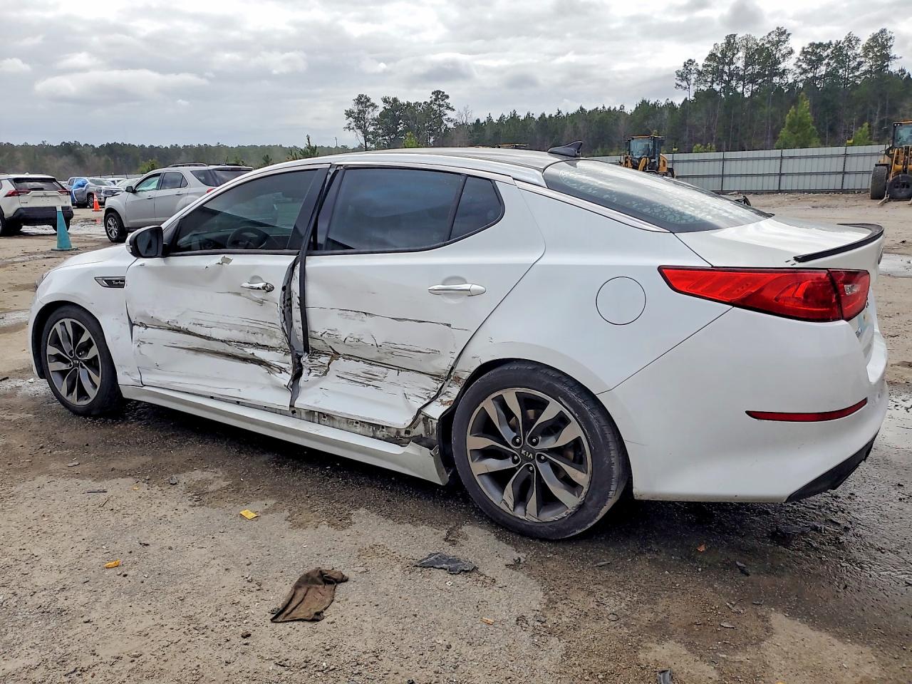 2015 Kia Optima Sx Turbo Белый vin: 5XXGR4A61FG494617