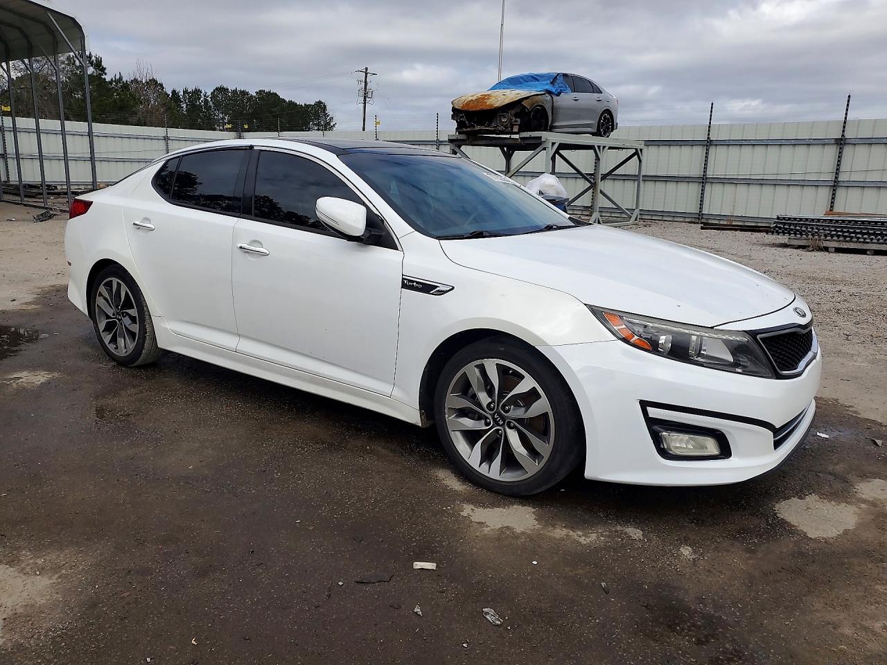 2015 Kia Optima Sx Turbo Белый vin: 5XXGR4A61FG494617