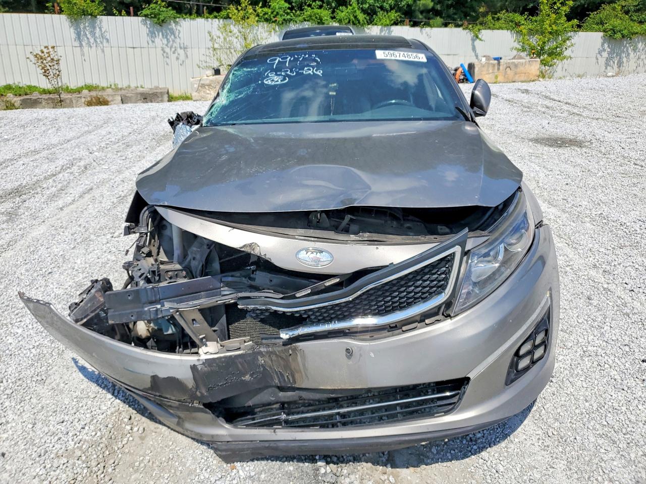 2015 Kia Optima Sx Серый vin: 5XXGR4A61FG509973