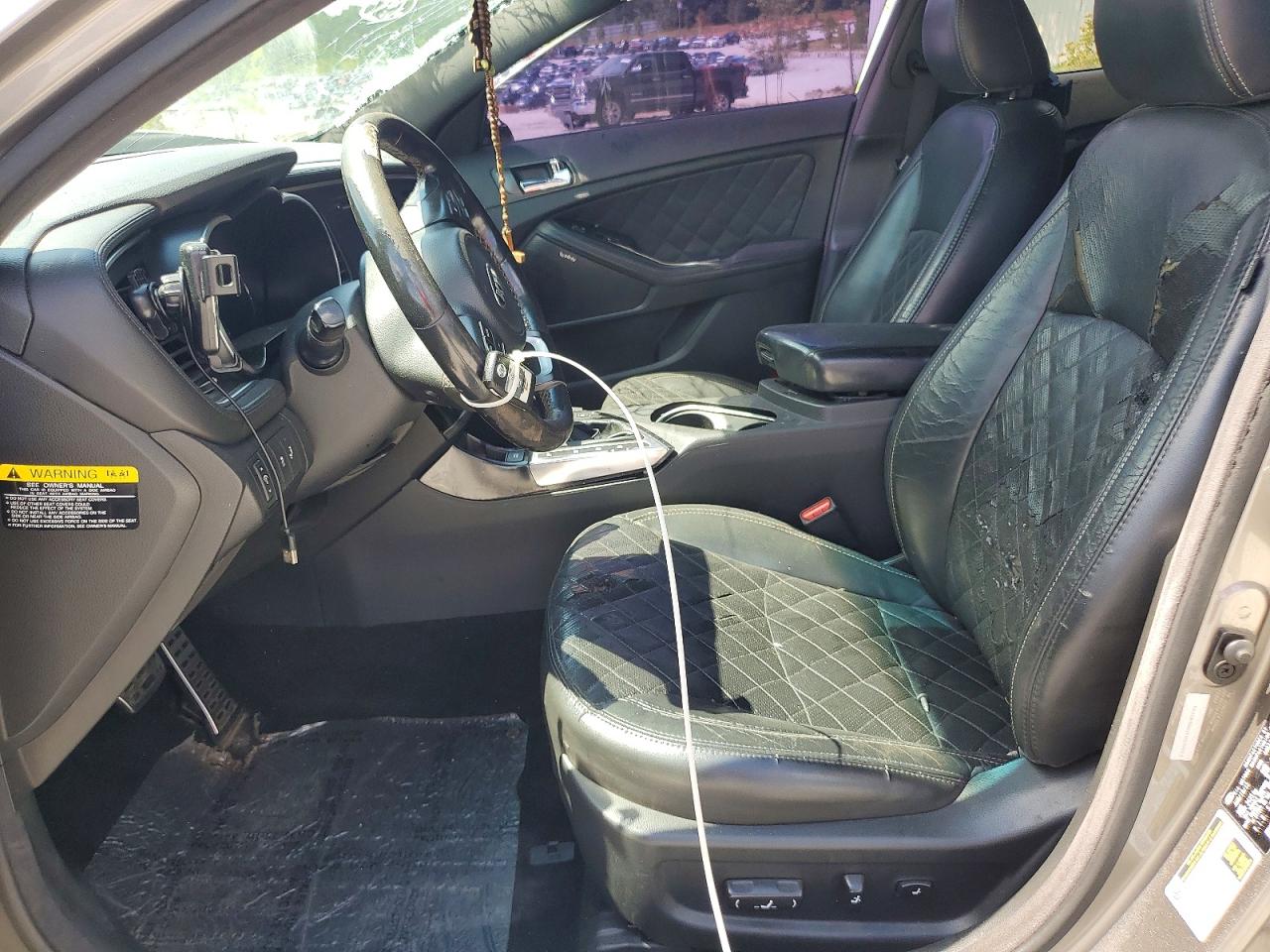 2015 Kia Optima Sx Серый vin: 5XXGR4A61FG509973