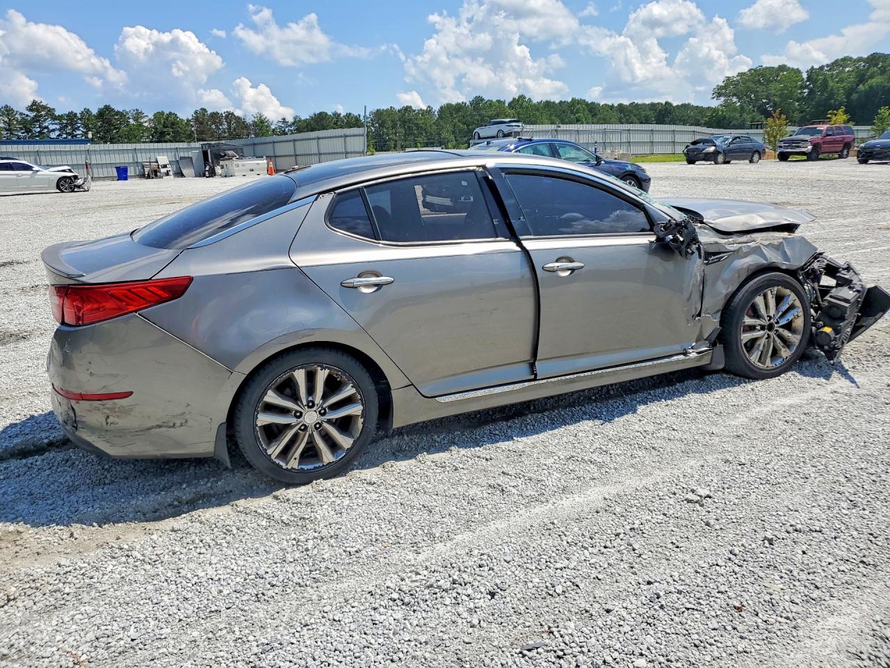 2015 Kia Optima Sx Серый vin: 5XXGR4A61FG509973