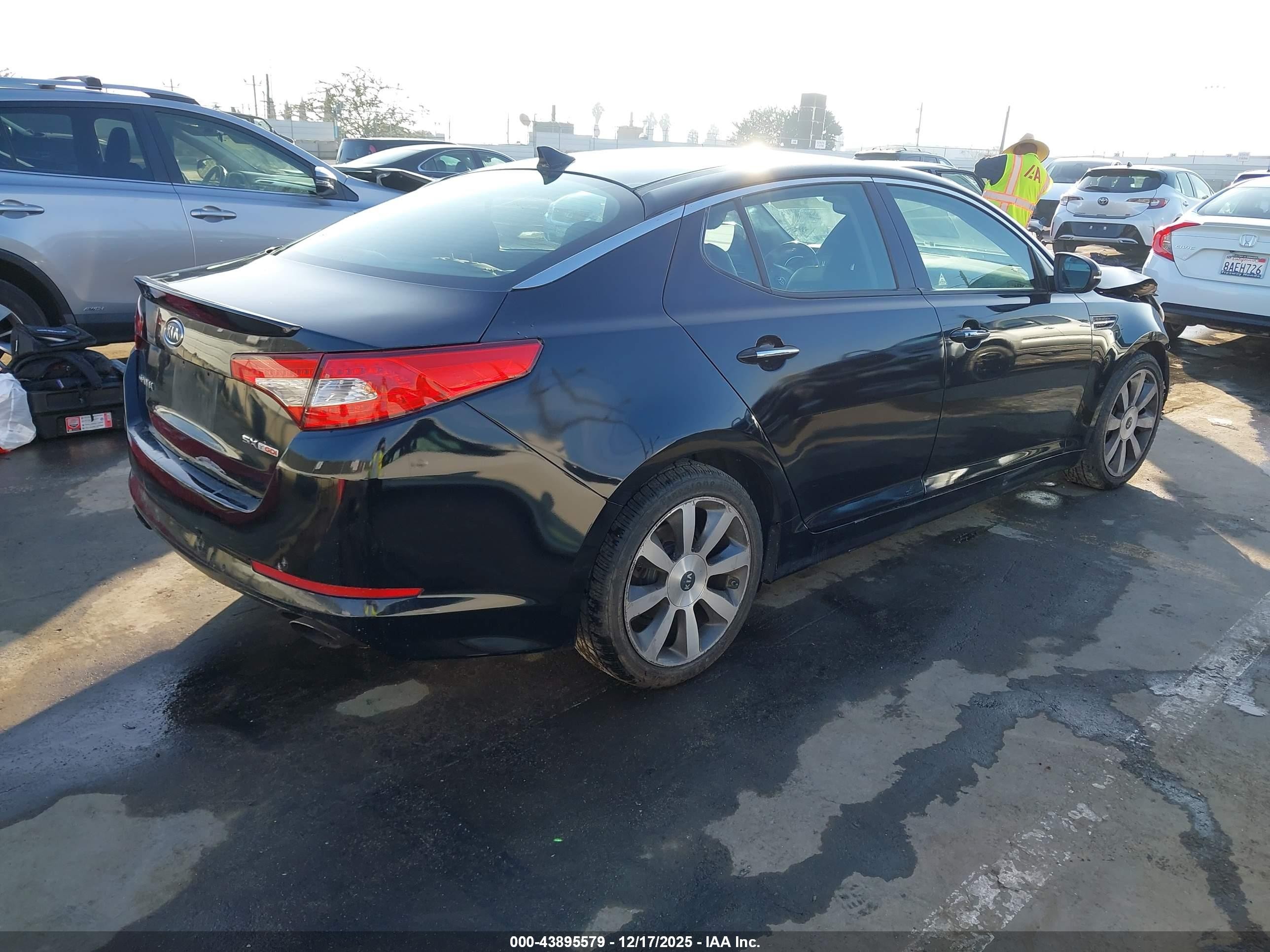 2012 Kia Optima Sx Черный vin: 5XXGR4A62CG015102
