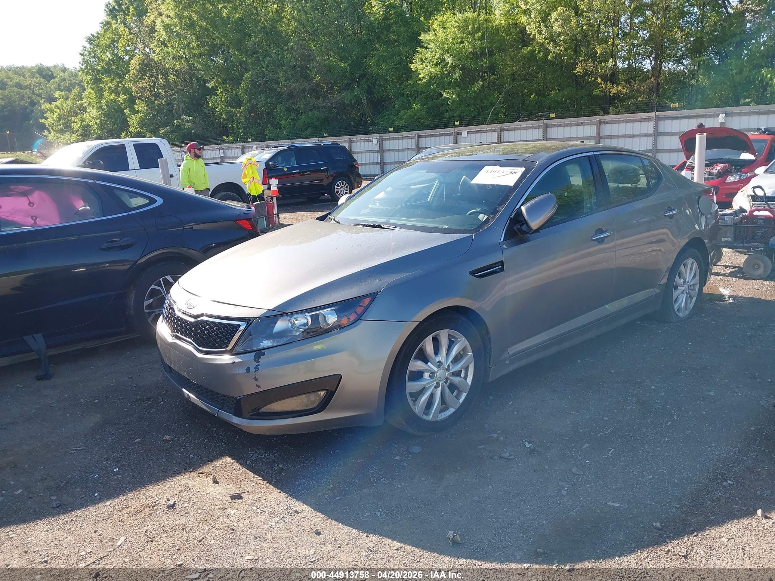 2012 Kia Optima Sx Gray vin: 5XXGR4A62CG034104
