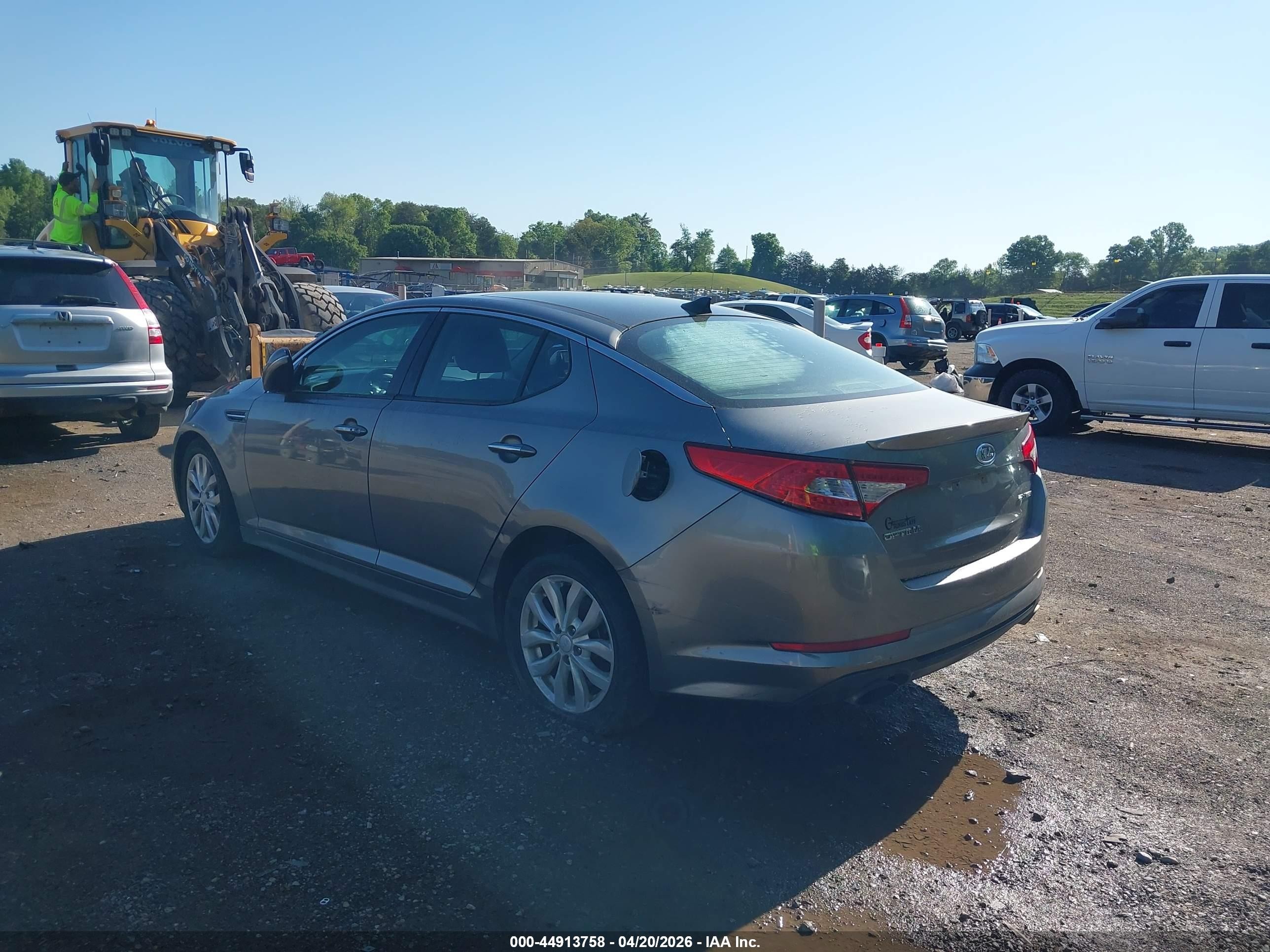 2012 Kia Optima Sx Gray vin: 5XXGR4A62CG034104