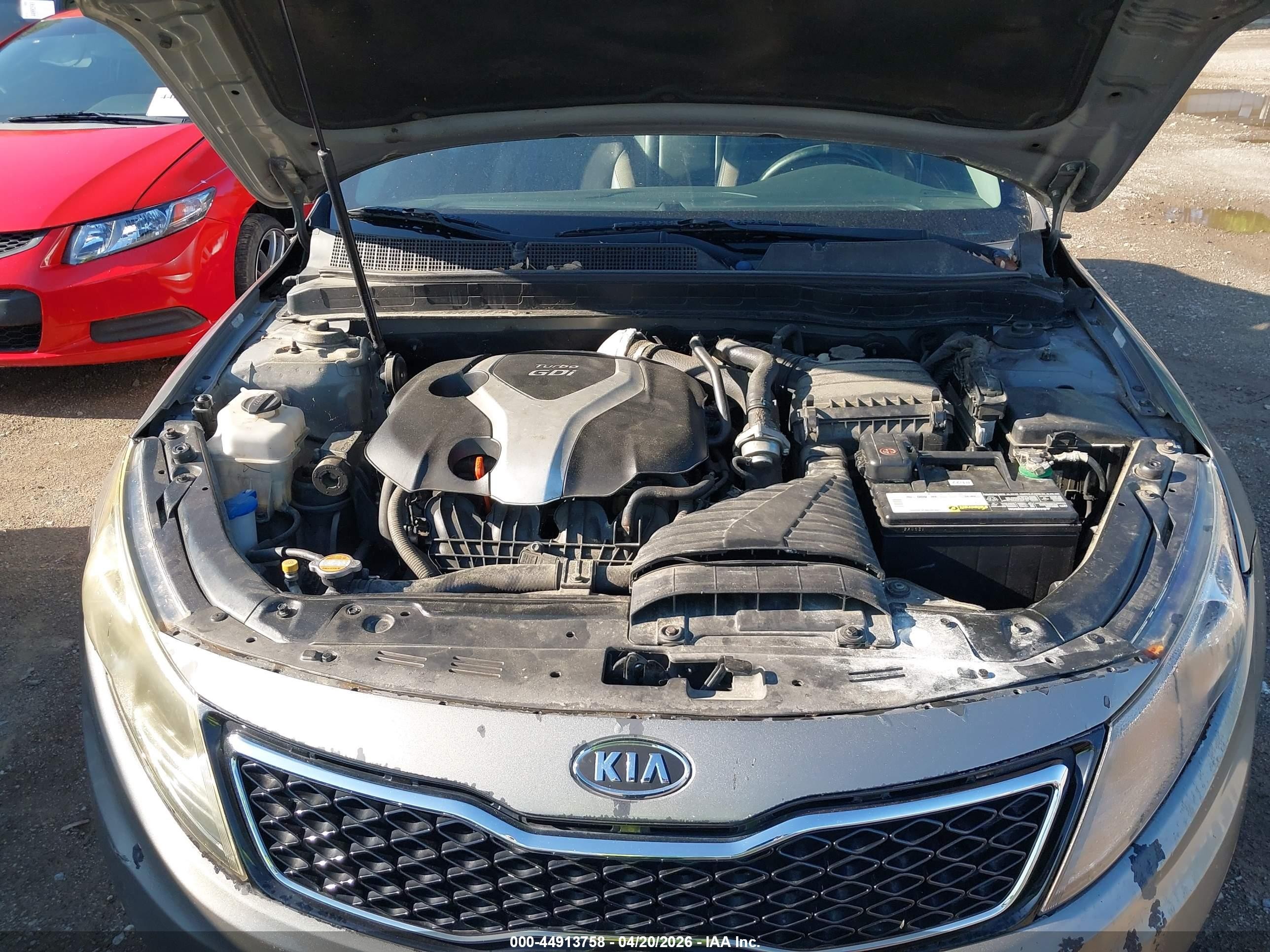 2012 Kia Optima Sx Gray vin: 5XXGR4A62CG034104