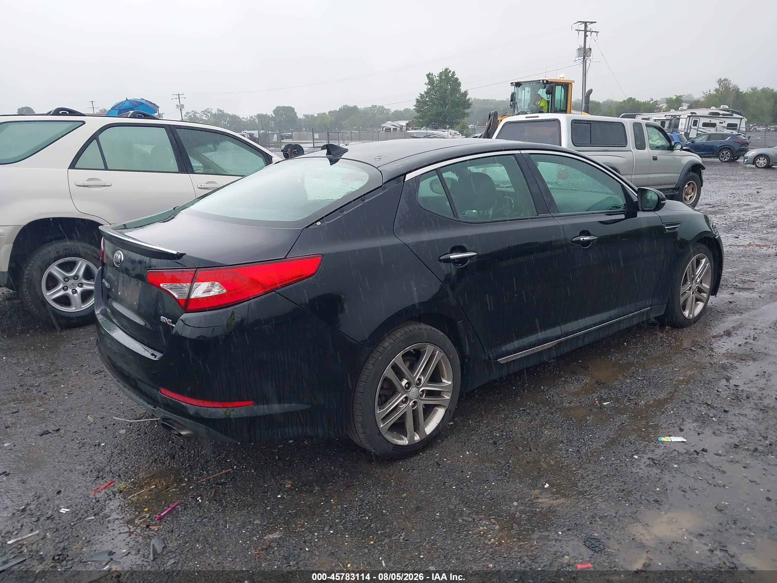 2013 Kia Optima Sx Black vin: 5XXGR4A62DG168046