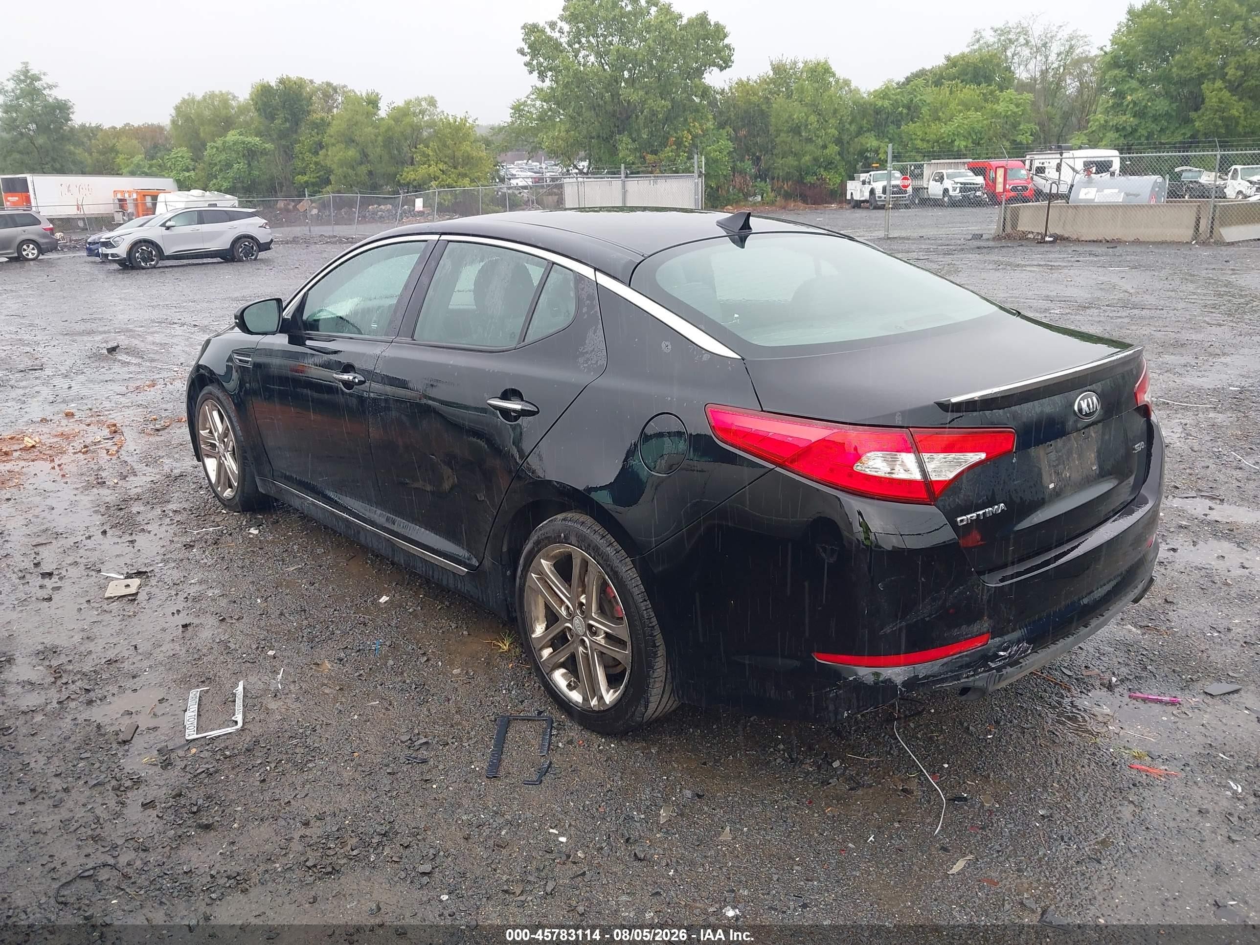 2013 Kia Optima Sx Black vin: 5XXGR4A62DG168046