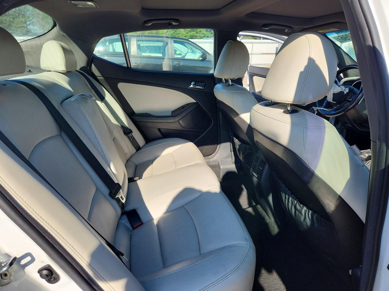 2013 Kia Optima Sx White vin: 5XXGR4A62DG218329