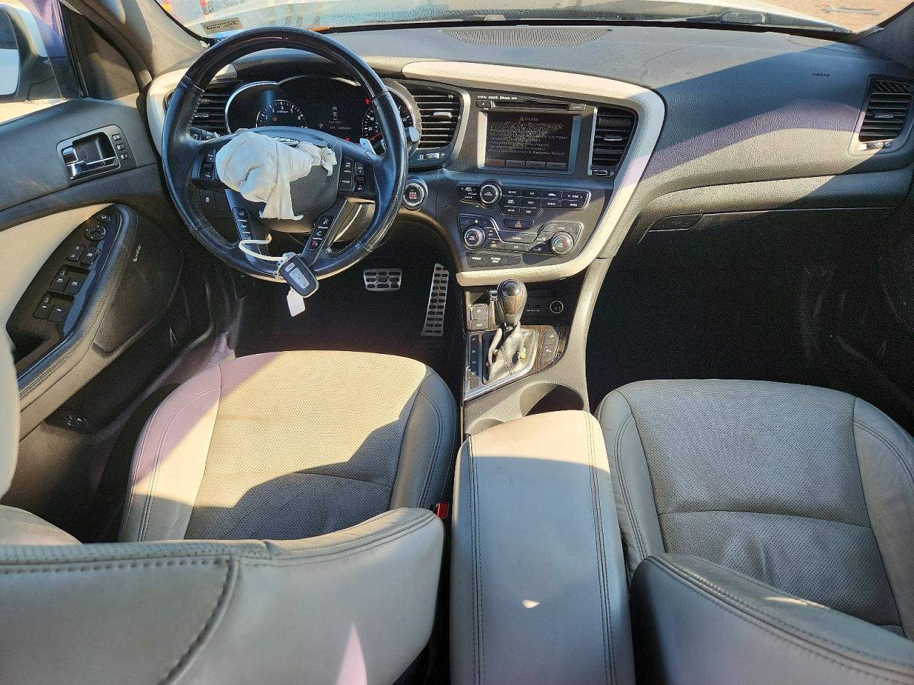 2013 Kia Optima Sx White vin: 5XXGR4A62DG218329