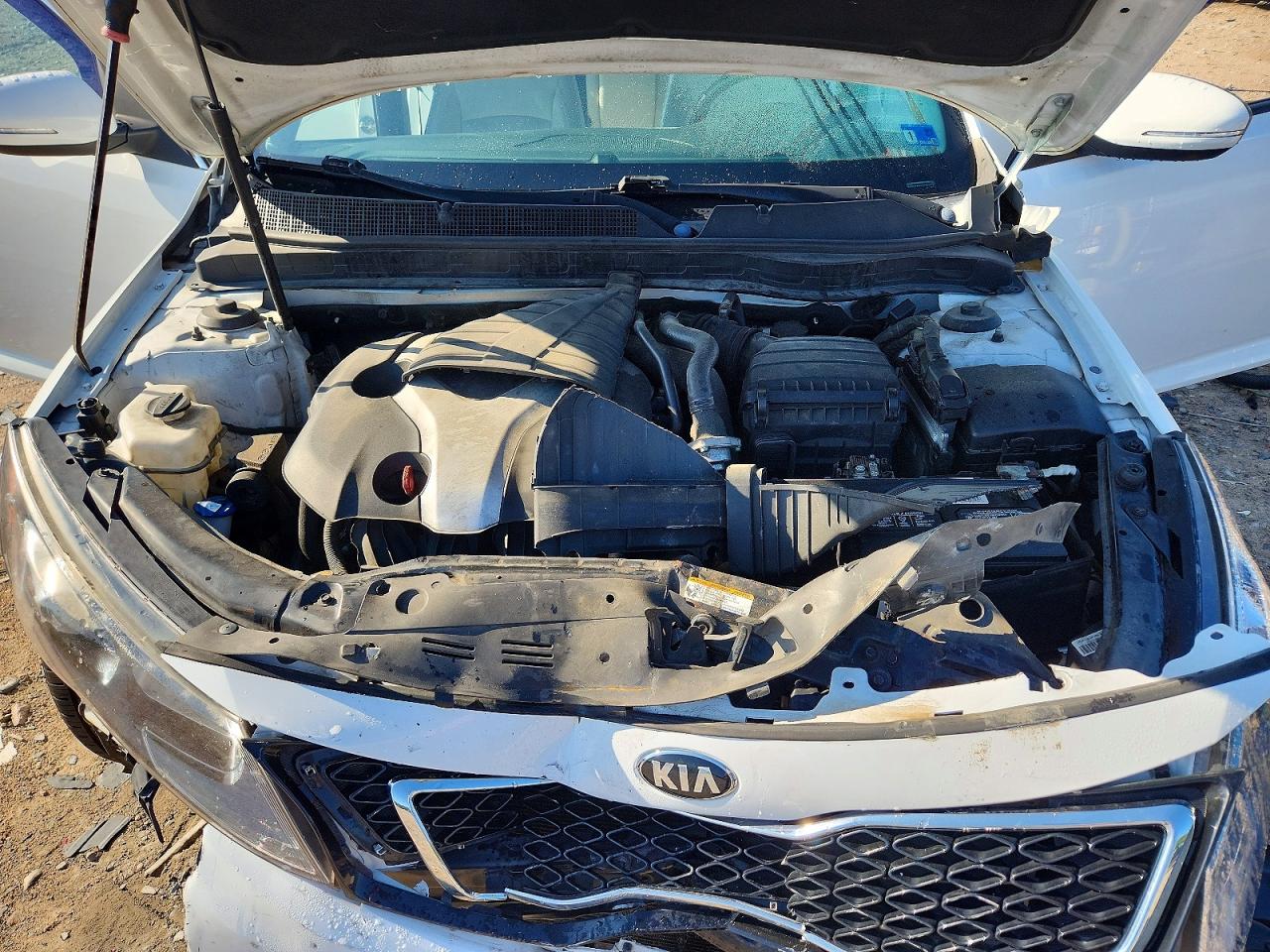 2013 Kia Optima Sx White vin: 5XXGR4A62DG218329