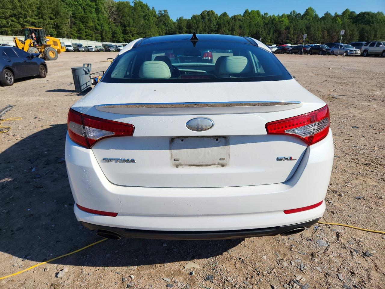 2013 Kia Optima Sx White vin: 5XXGR4A62DG218329