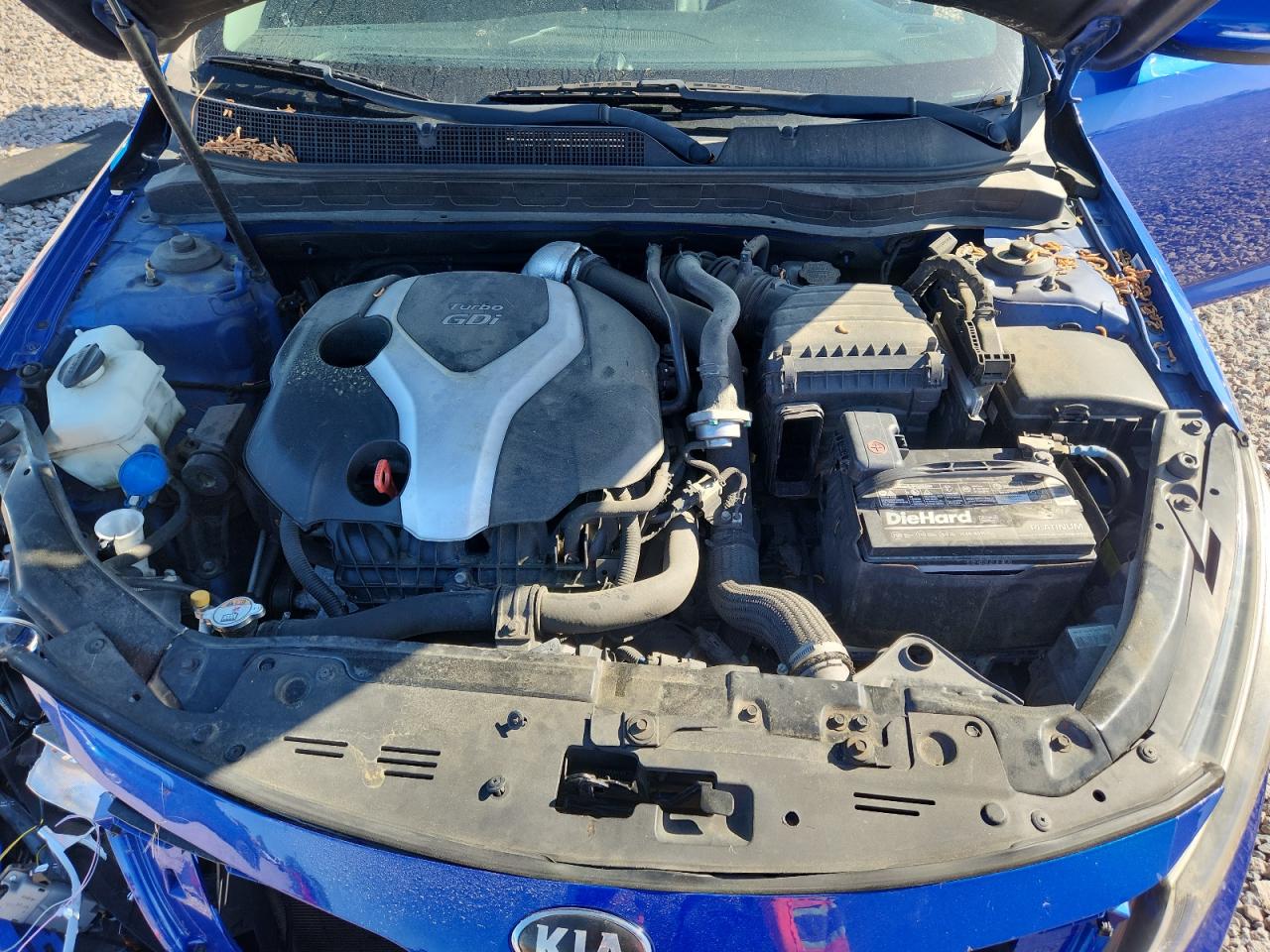 2014 Kia Optima Sx Turbo Синий vin: 5XXGR4A62EG319825
