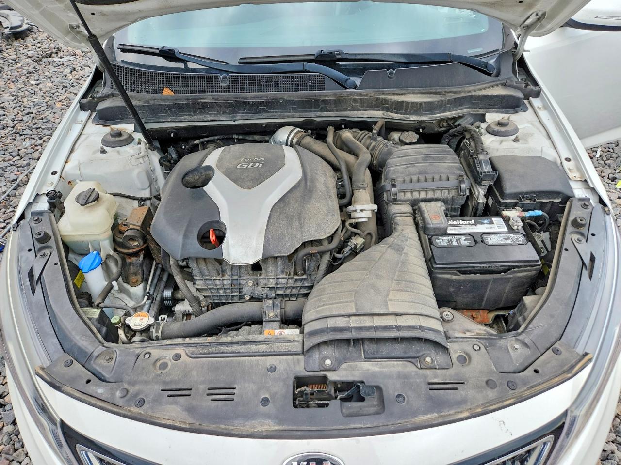 2015 Kia Optima Sx White vin: 5XXGR4A62FG358299
