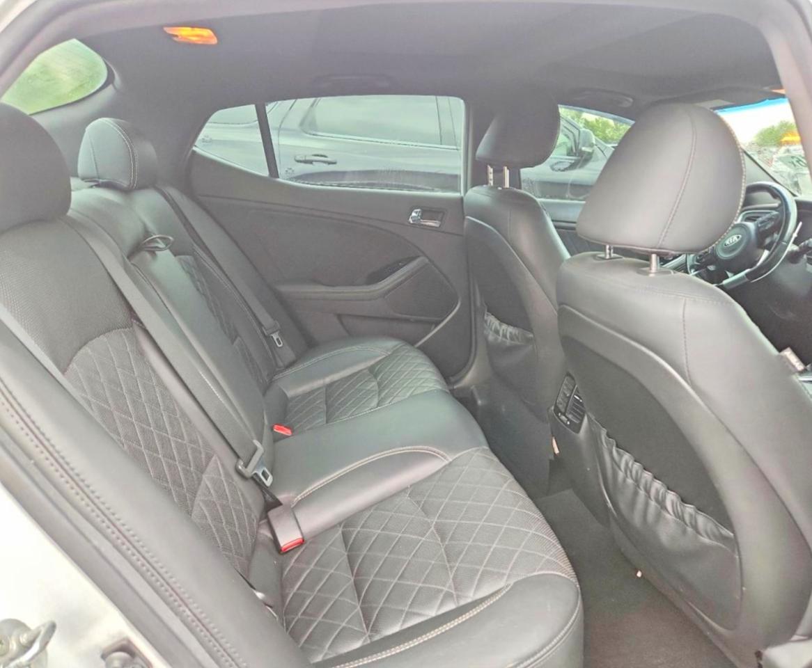 2015 Kia Optima Sx White vin: 5XXGR4A62FG358299