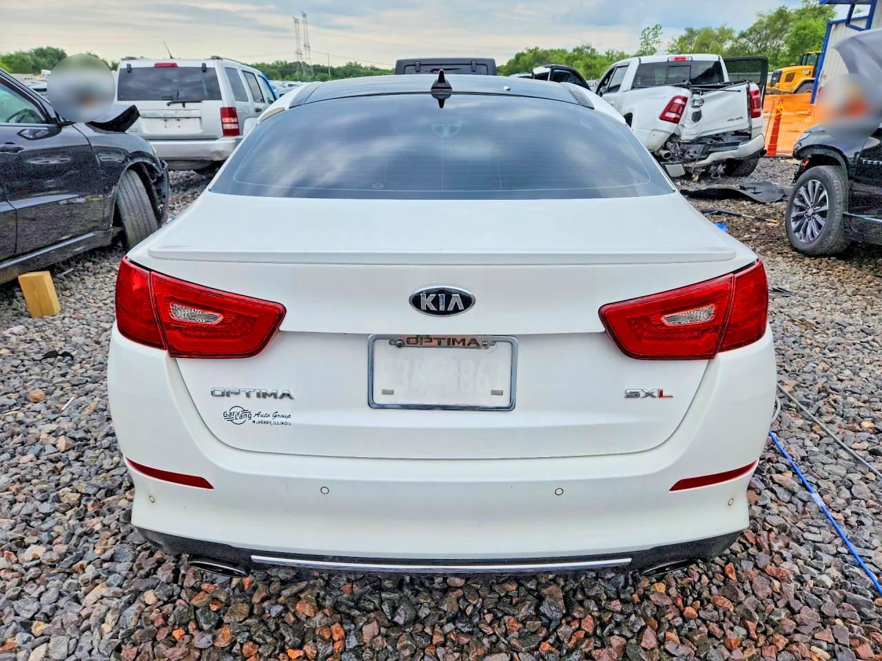 2015 Kia Optima Sx White vin: 5XXGR4A62FG358299