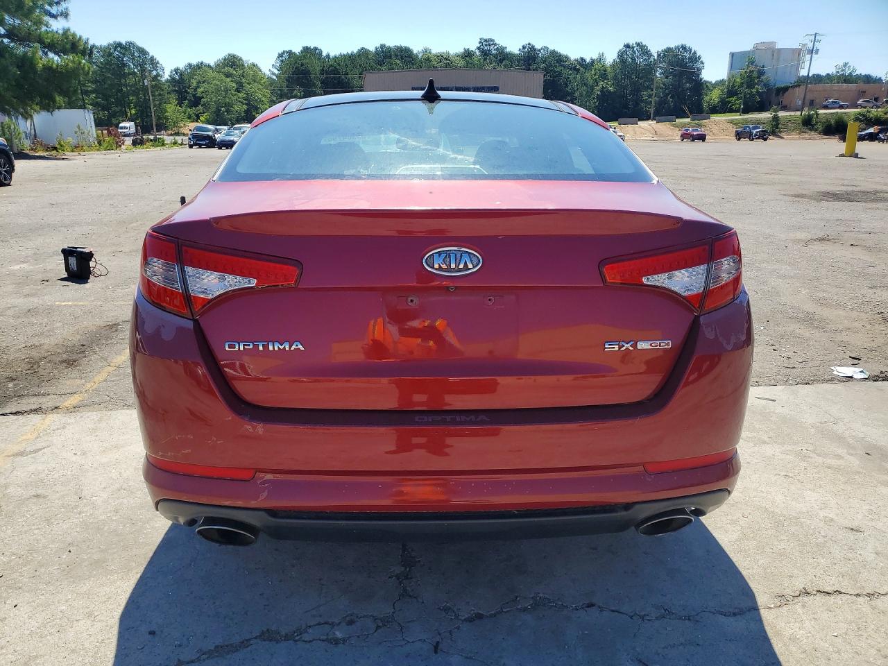2012 Kia Optima Sx Red vin: 5XXGR4A63CG004609