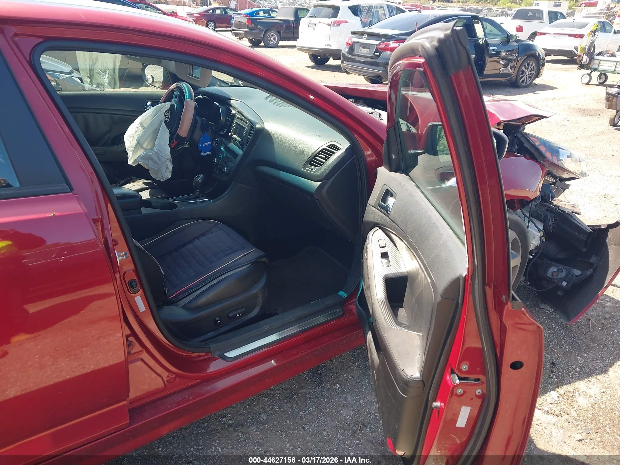 2012 Kia Optima Sx Burgundy vin: 5XXGR4A63CG020101