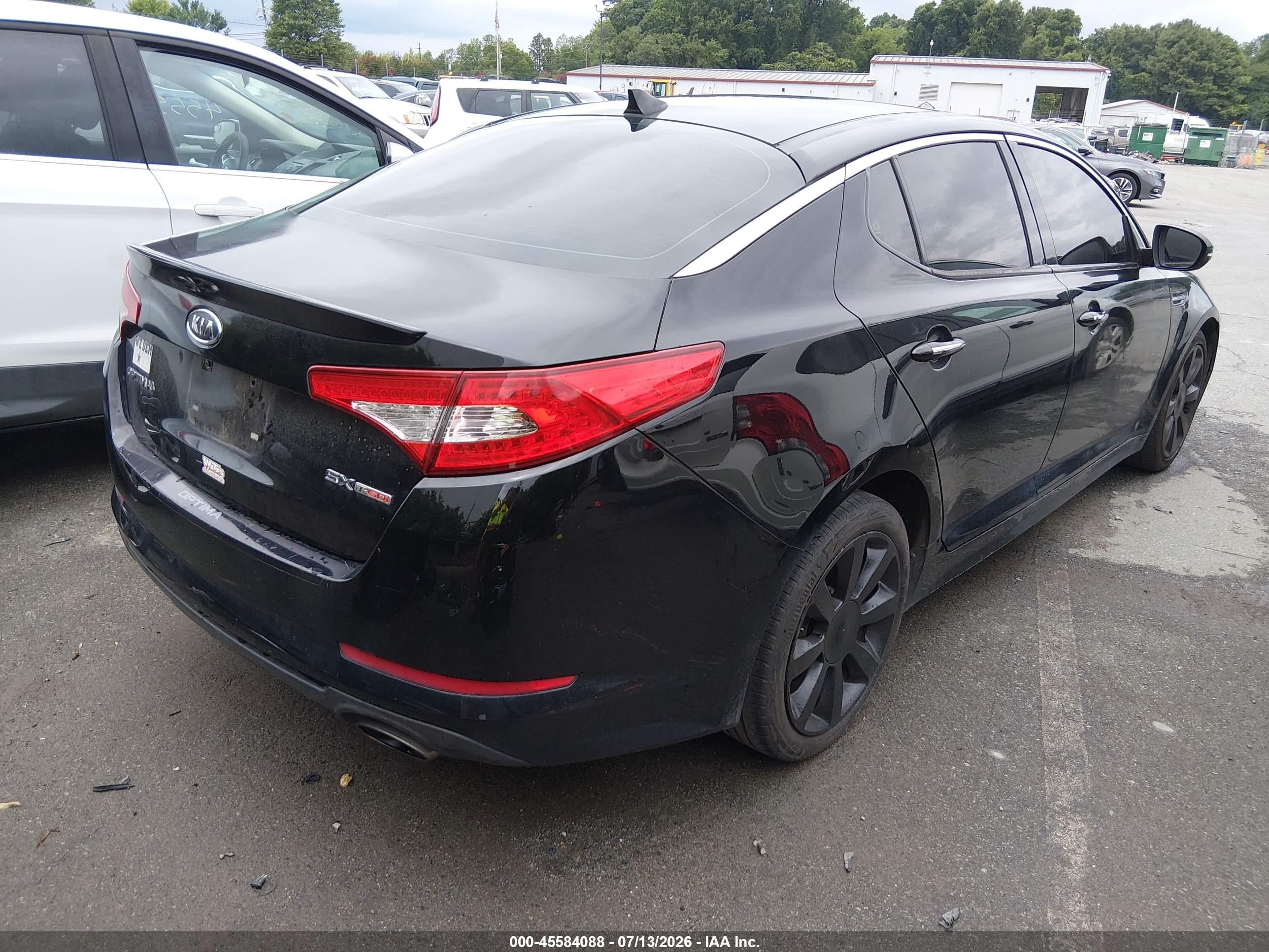 2012 Kia Optima Sx Черный vin: 5XXGR4A63CG080380