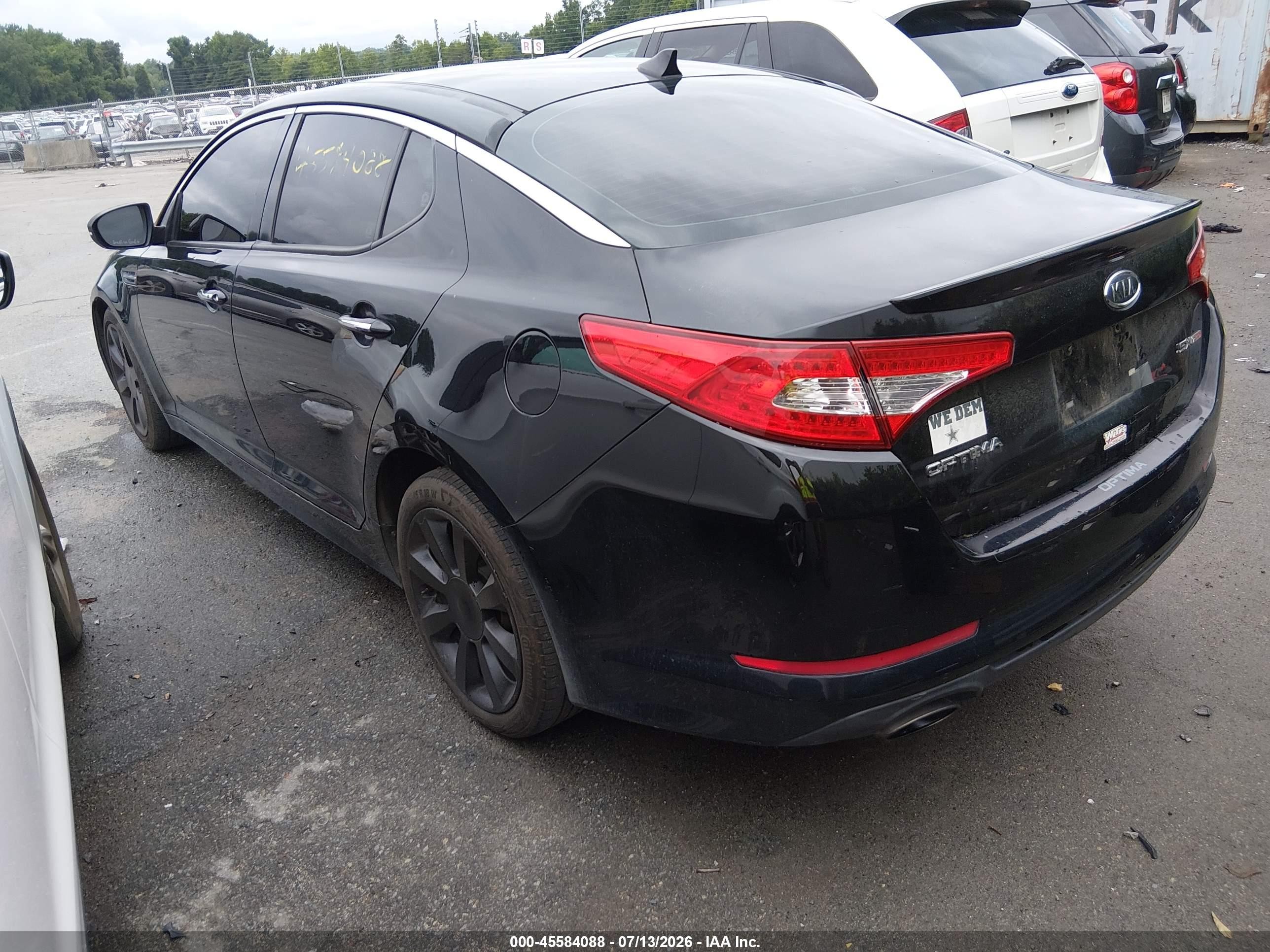 2012 Kia Optima Sx Черный vin: 5XXGR4A63CG080380